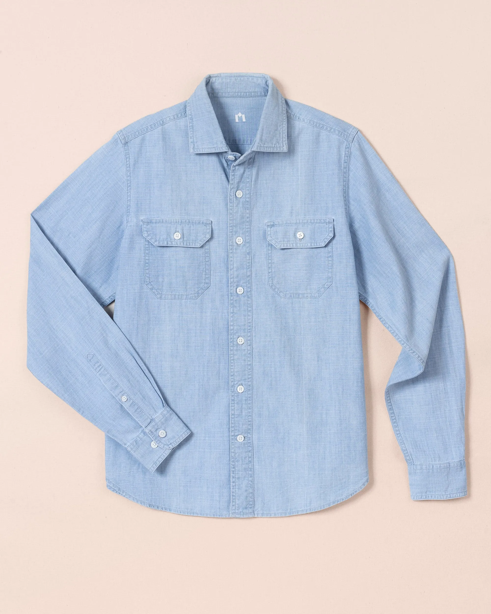 Reno in Indian Chambray