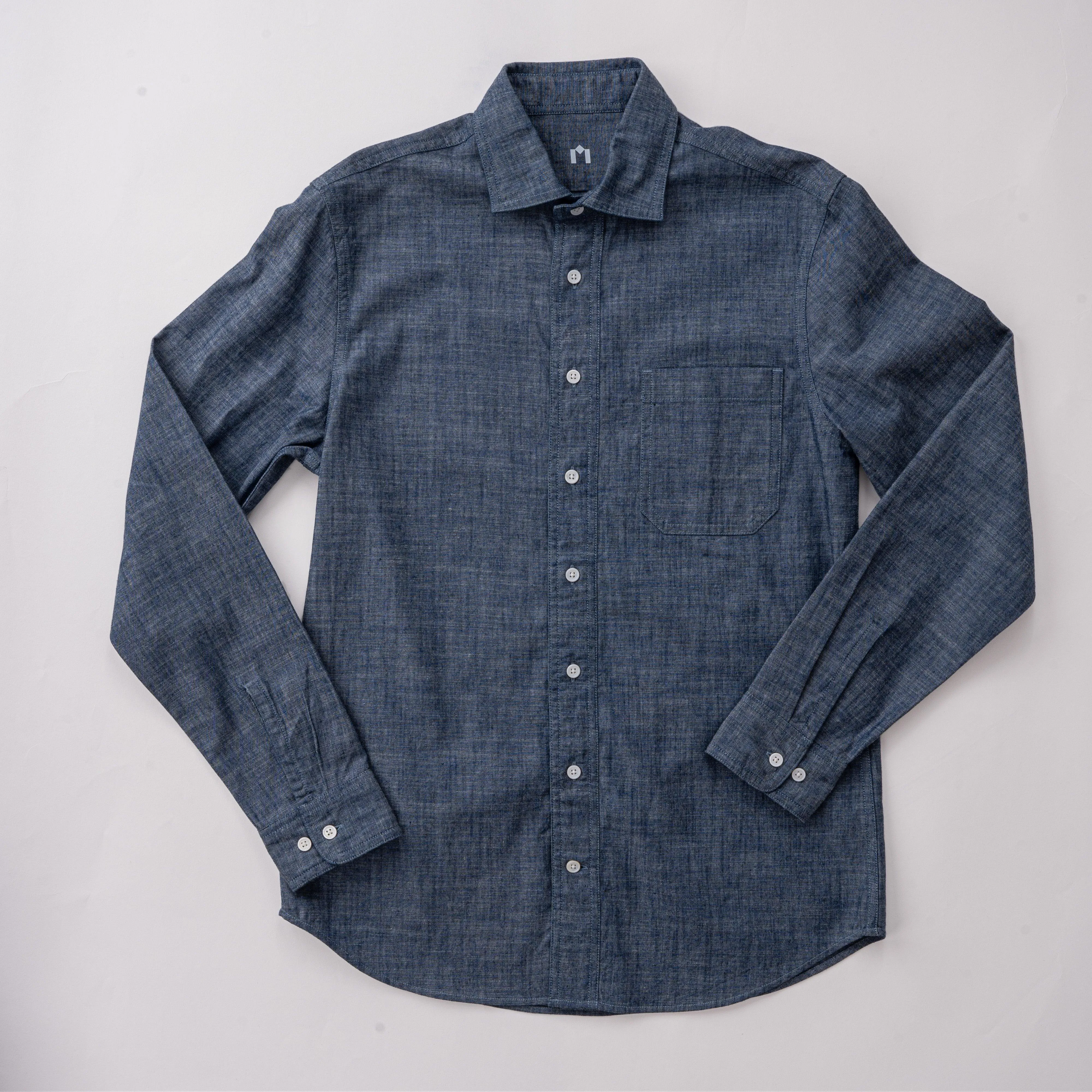 Reno in Indian Chambray