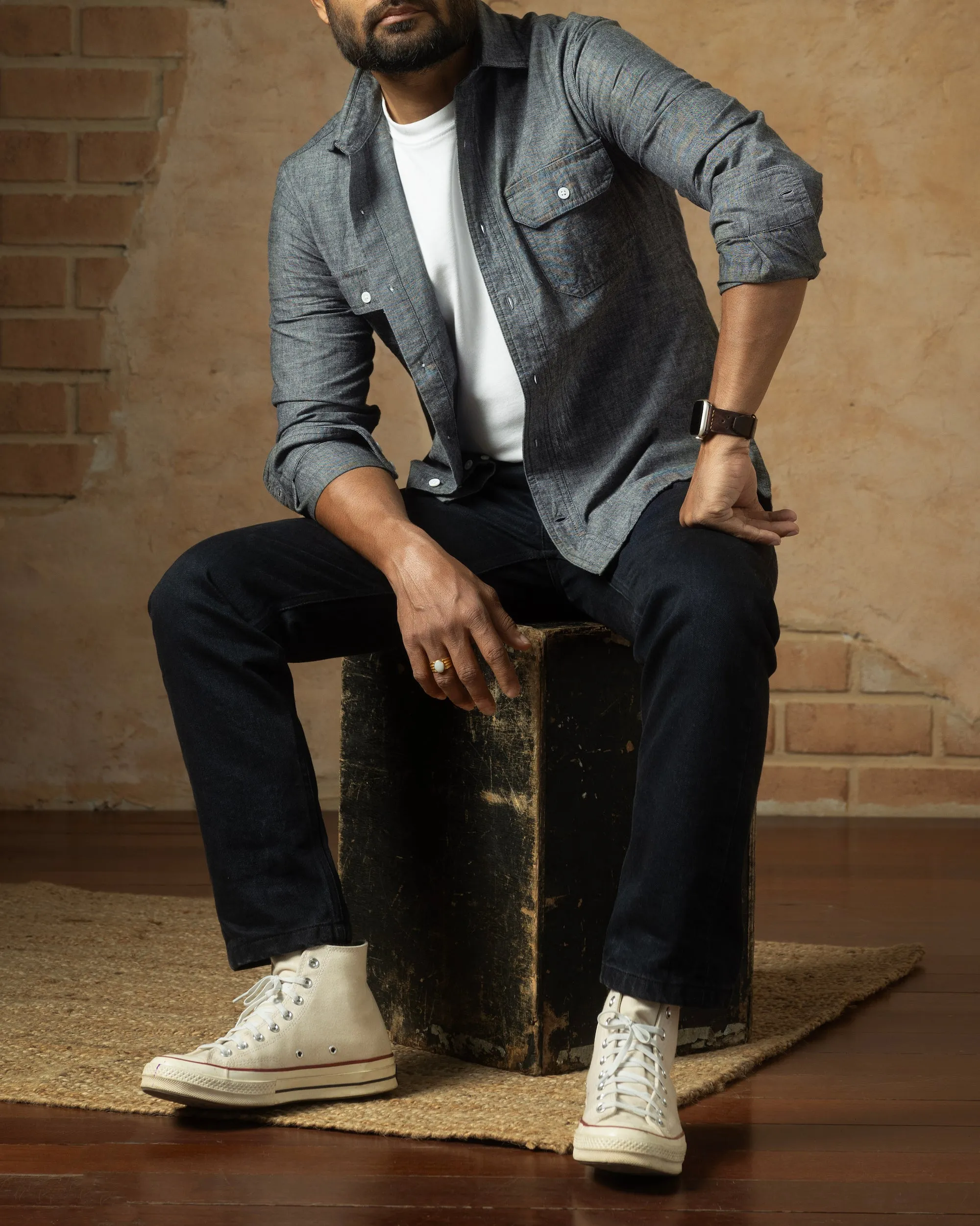 Reno in Japanese Chambray
