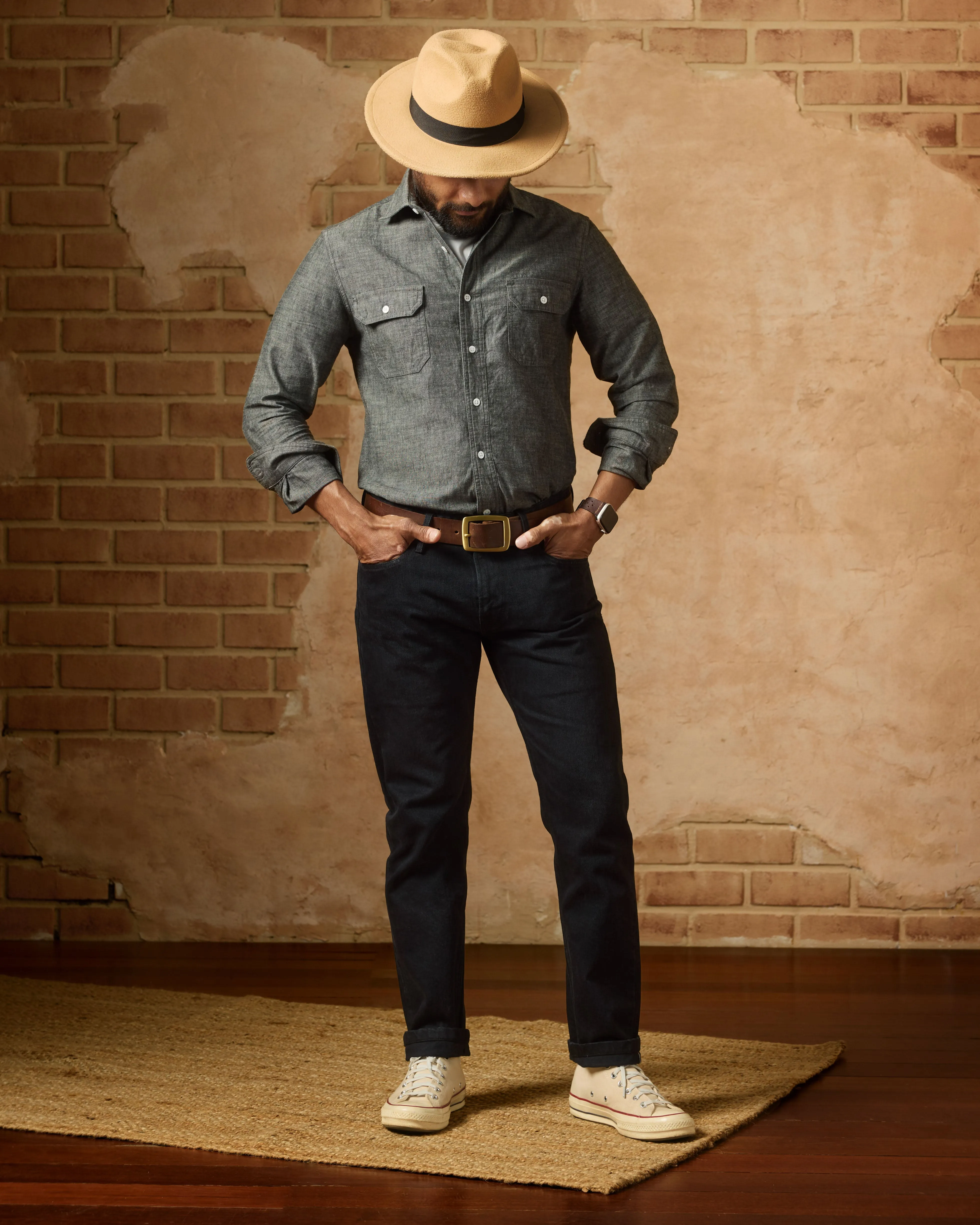Reno in Japanese Chambray