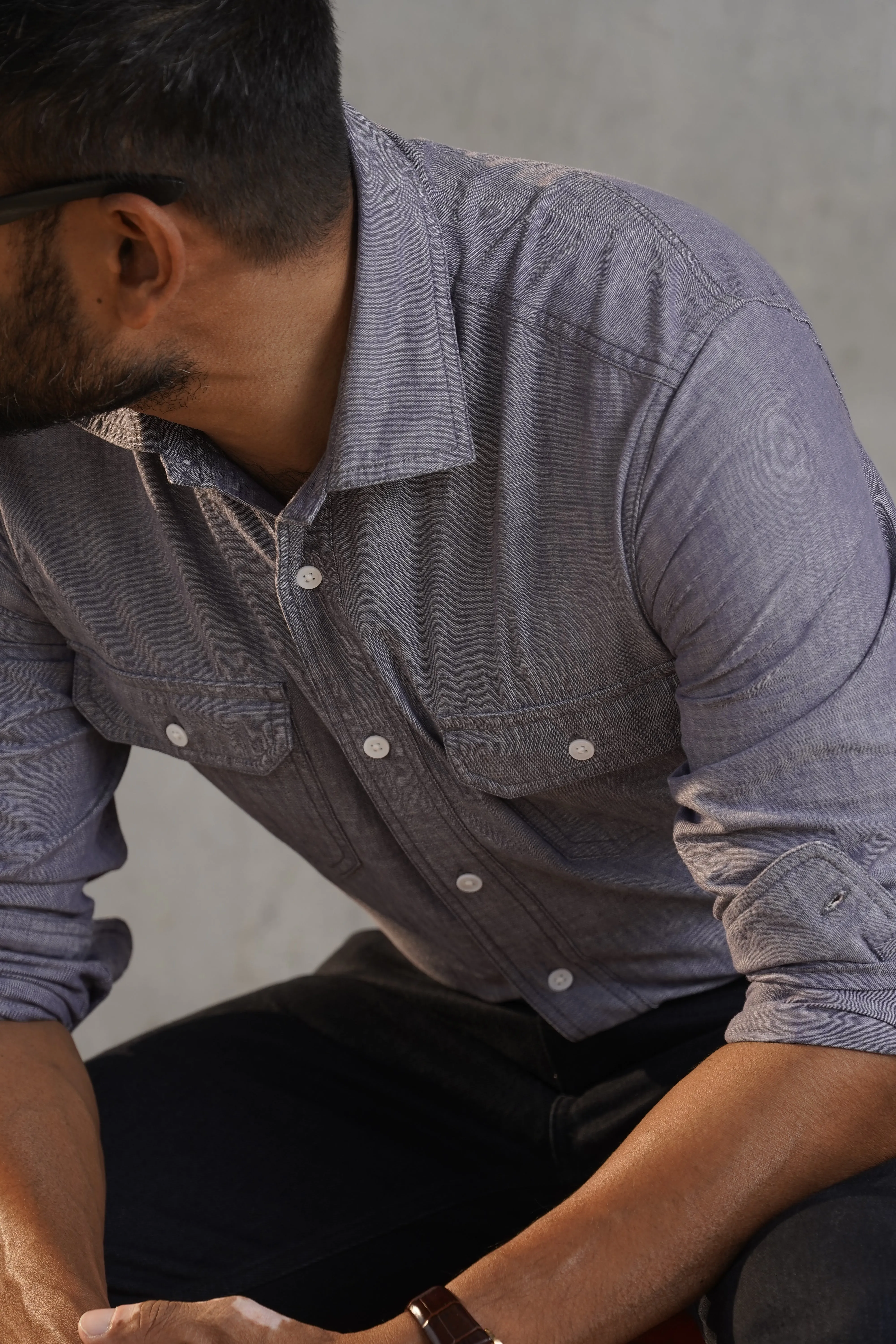 Reno in Japanese Chambray