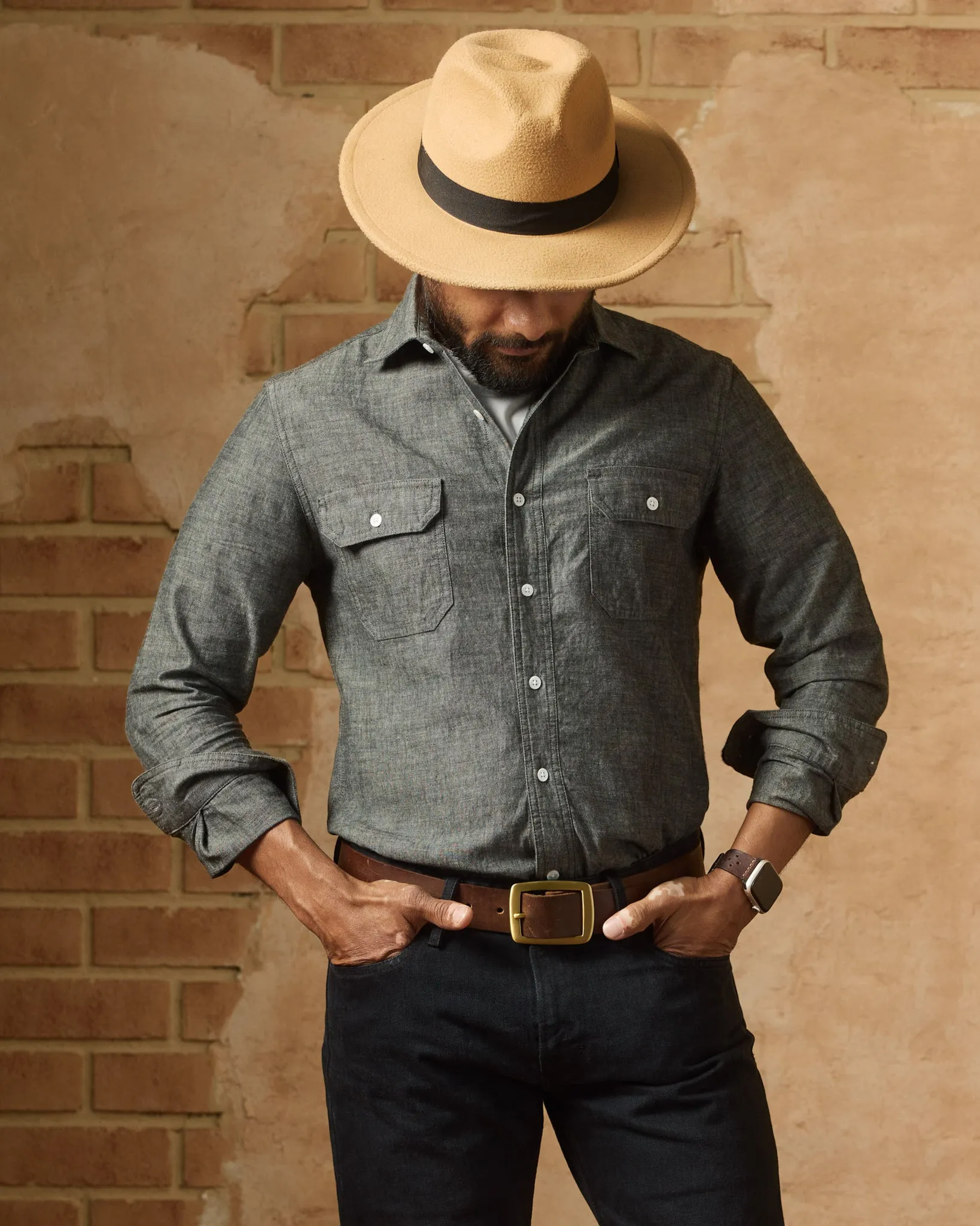 Reno in Japanese Chambray