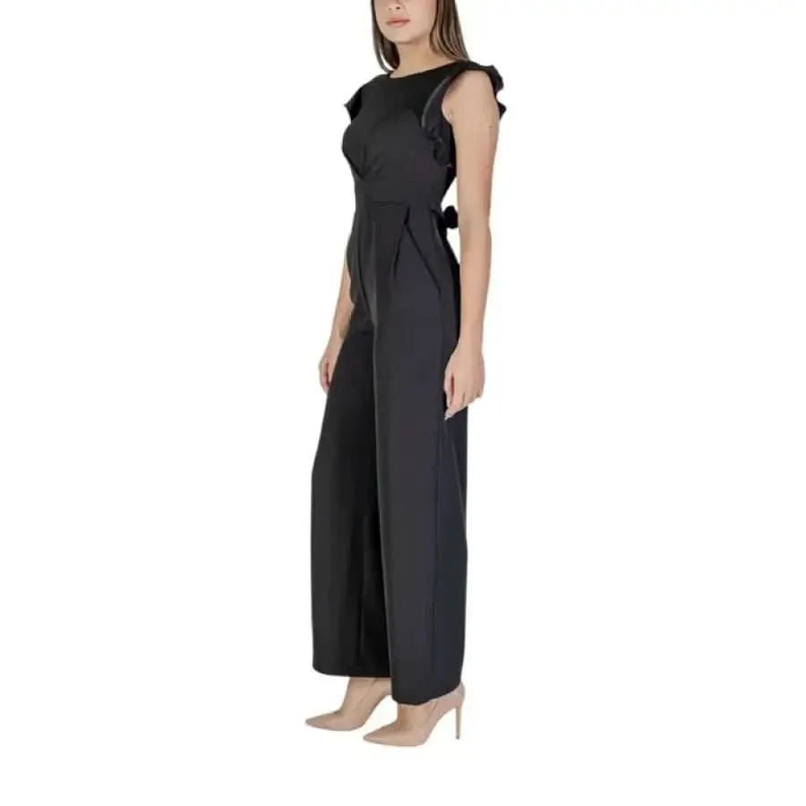 Rinascimento Black Sleeveless Jumpsuit