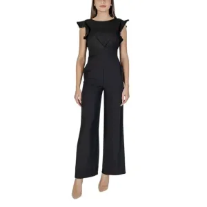 Rinascimento Black Sleeveless Jumpsuit