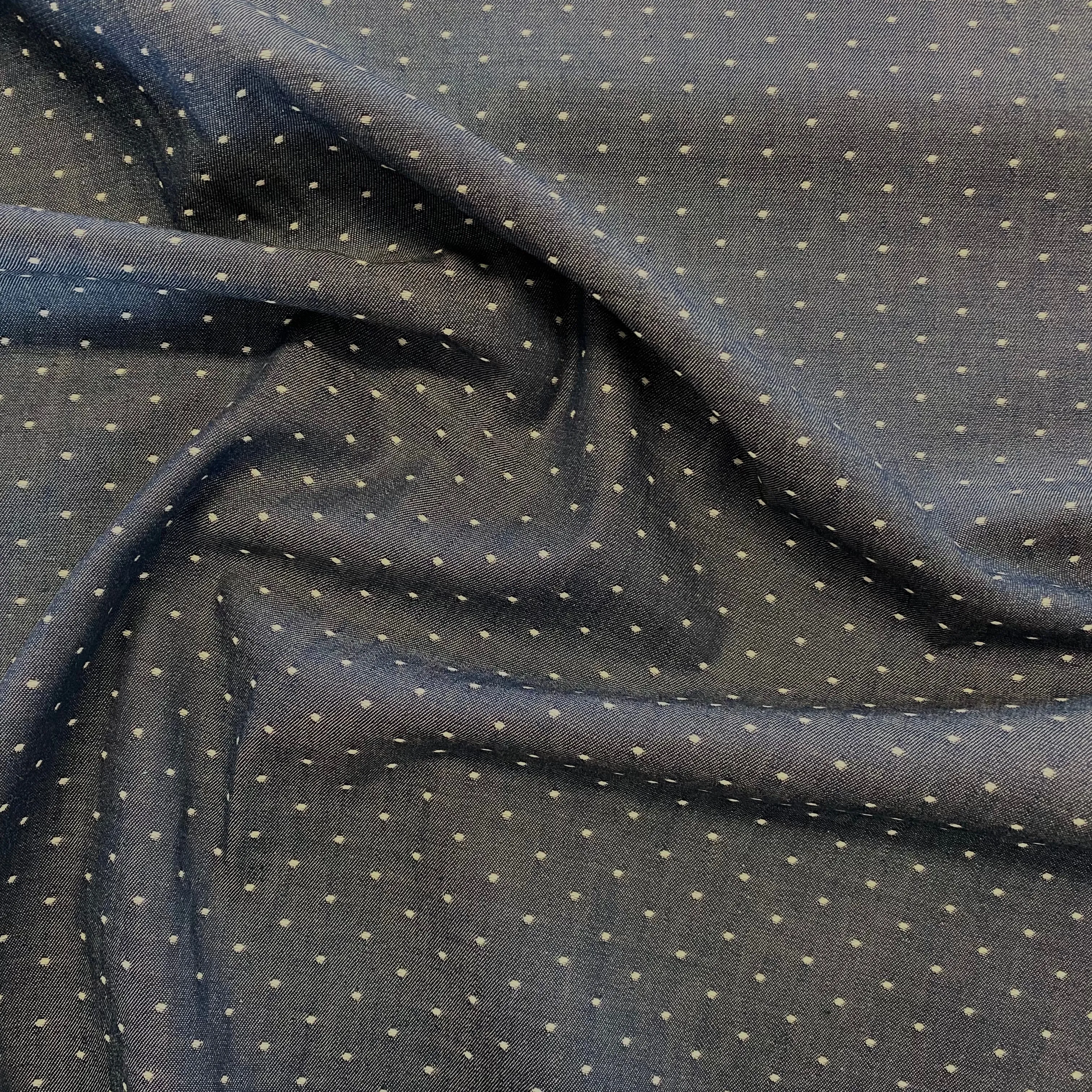 Robert Kaufman - Chambray Dots - Indigo