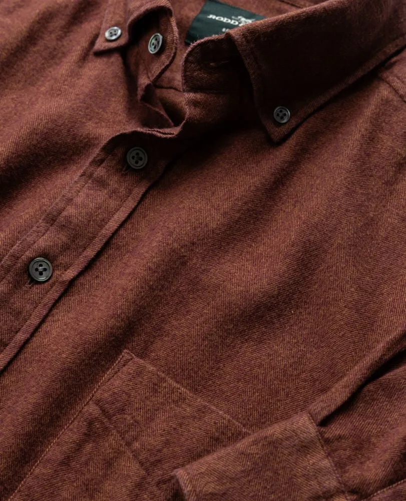 Rodd And Gunn Mens Barhill shirt - Rust or Chambray
