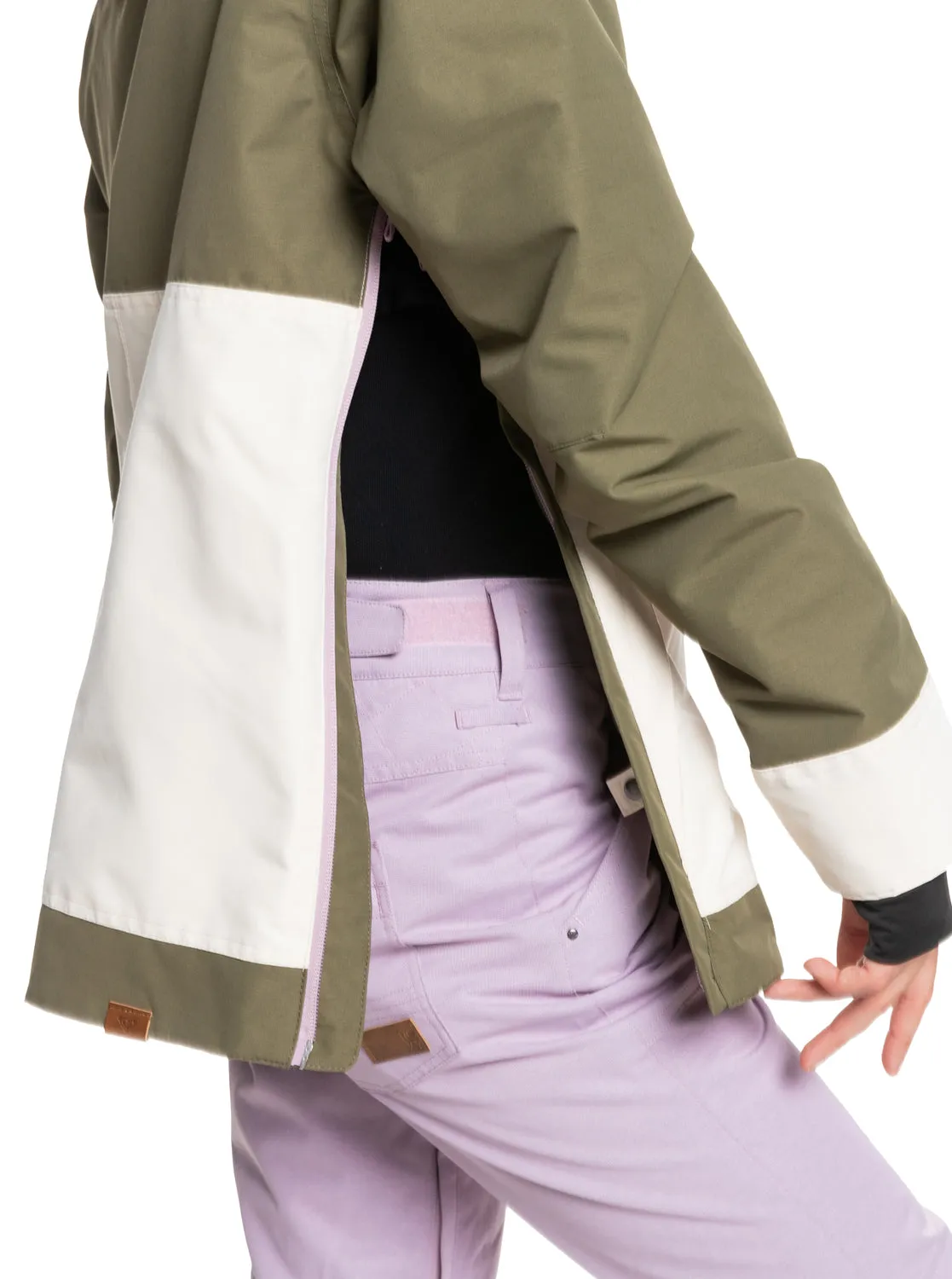 Roxy Shelter Womens Jacket Burnt Olive