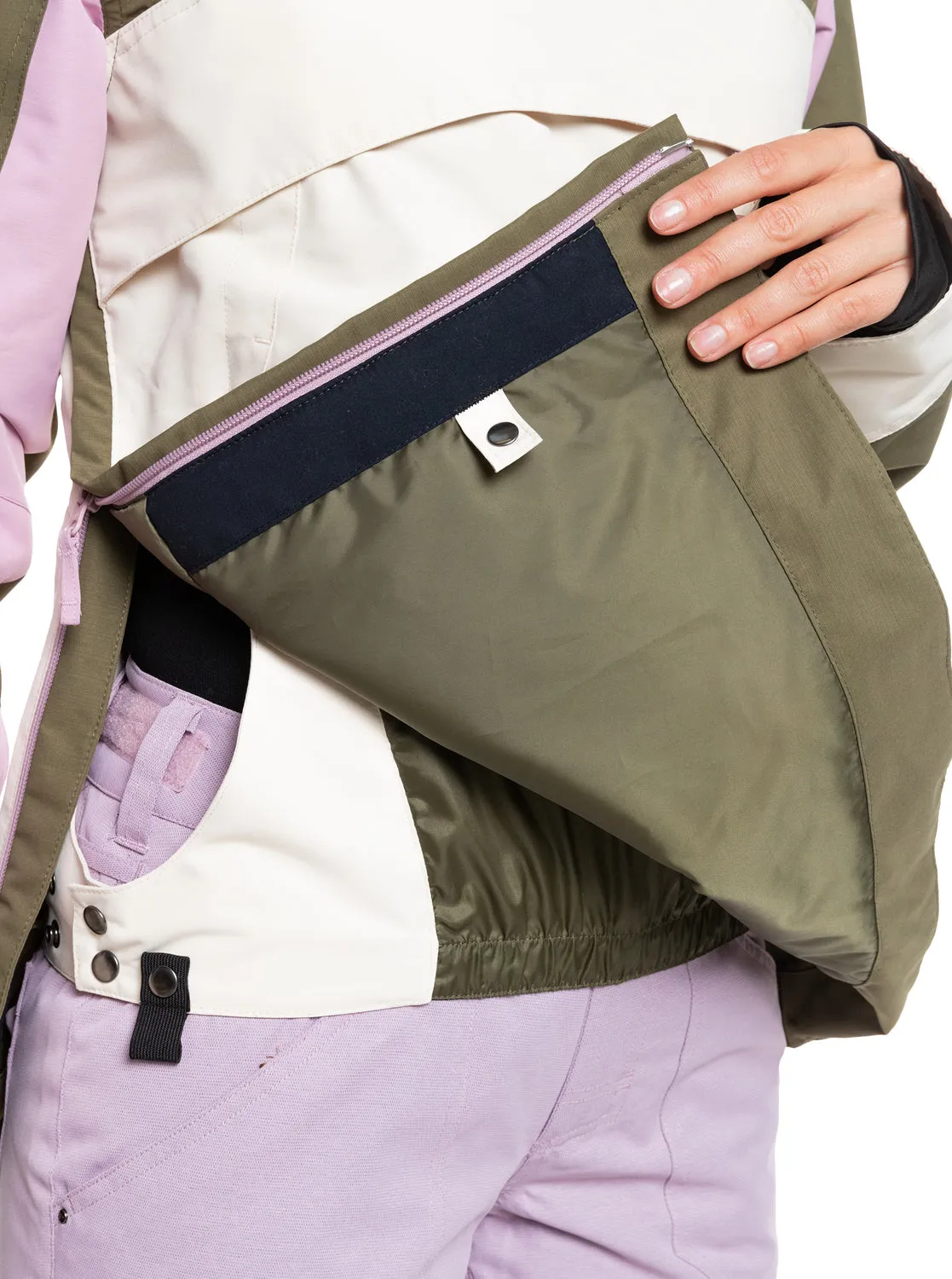 Roxy Shelter Womens Jacket Burnt Olive