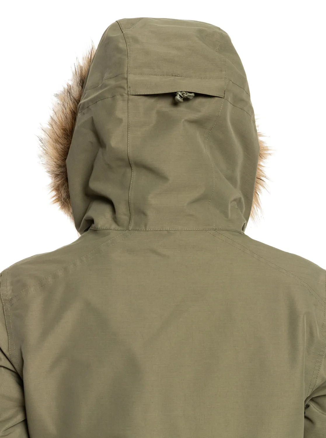 Roxy Shelter Womens Jacket Burnt Olive