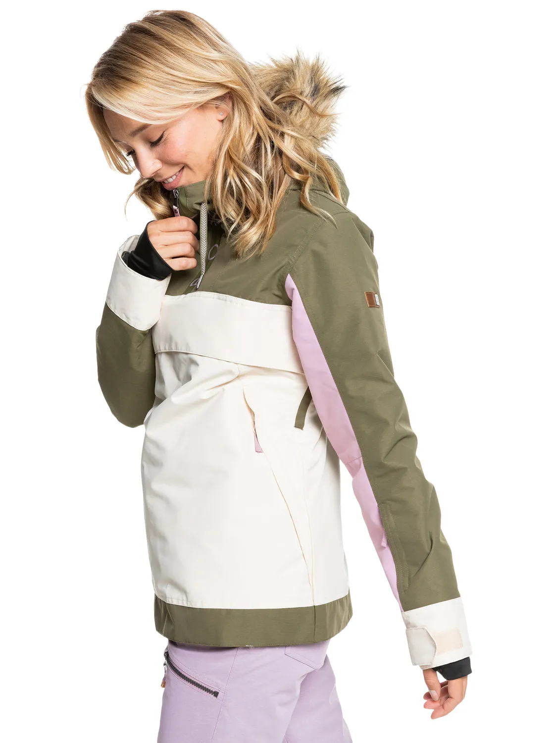 Roxy Shelter Womens Jacket Burnt Olive