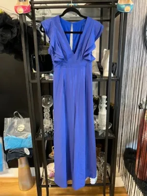 Royal Blu Jumpsuit, size S  #3255