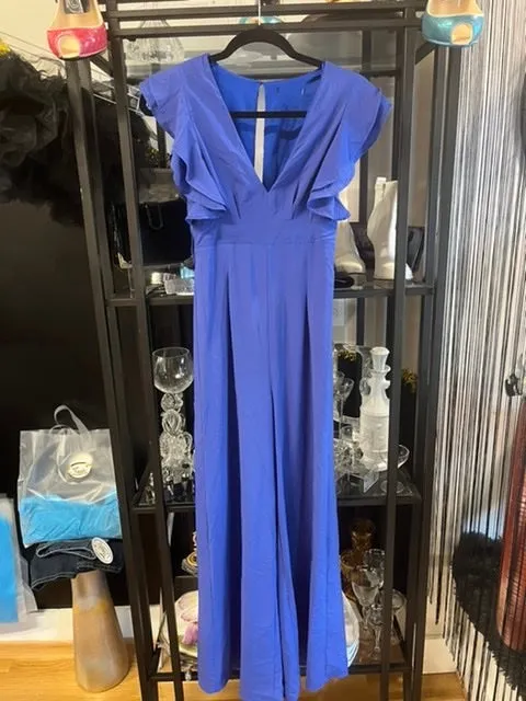 Royal Blu Jumpsuit, size S  #3255