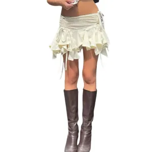 Ruffled Mini Skirt