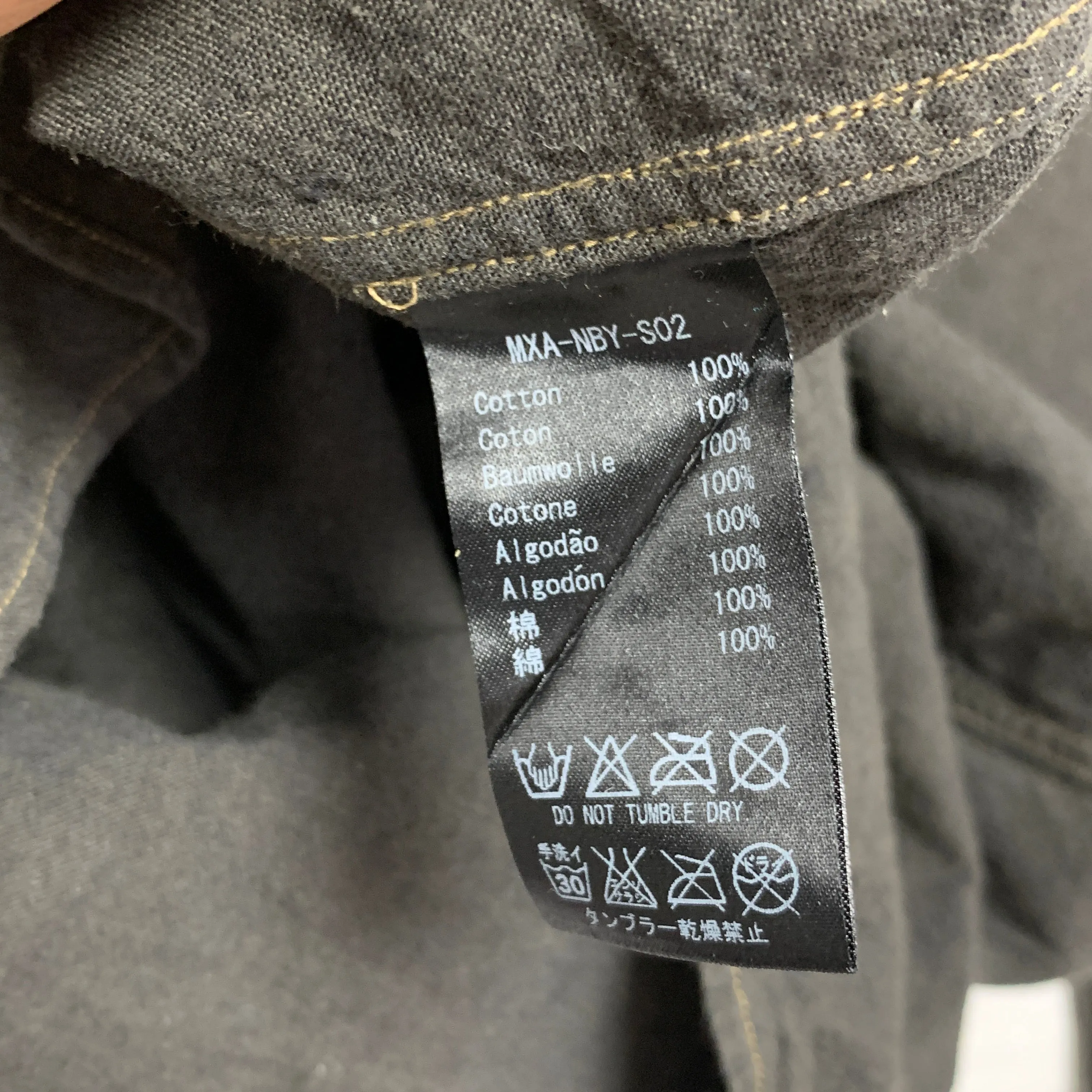 [S] Nexus VII ( Nexus 7) Chambray Cotton Half BD L/S Shirt