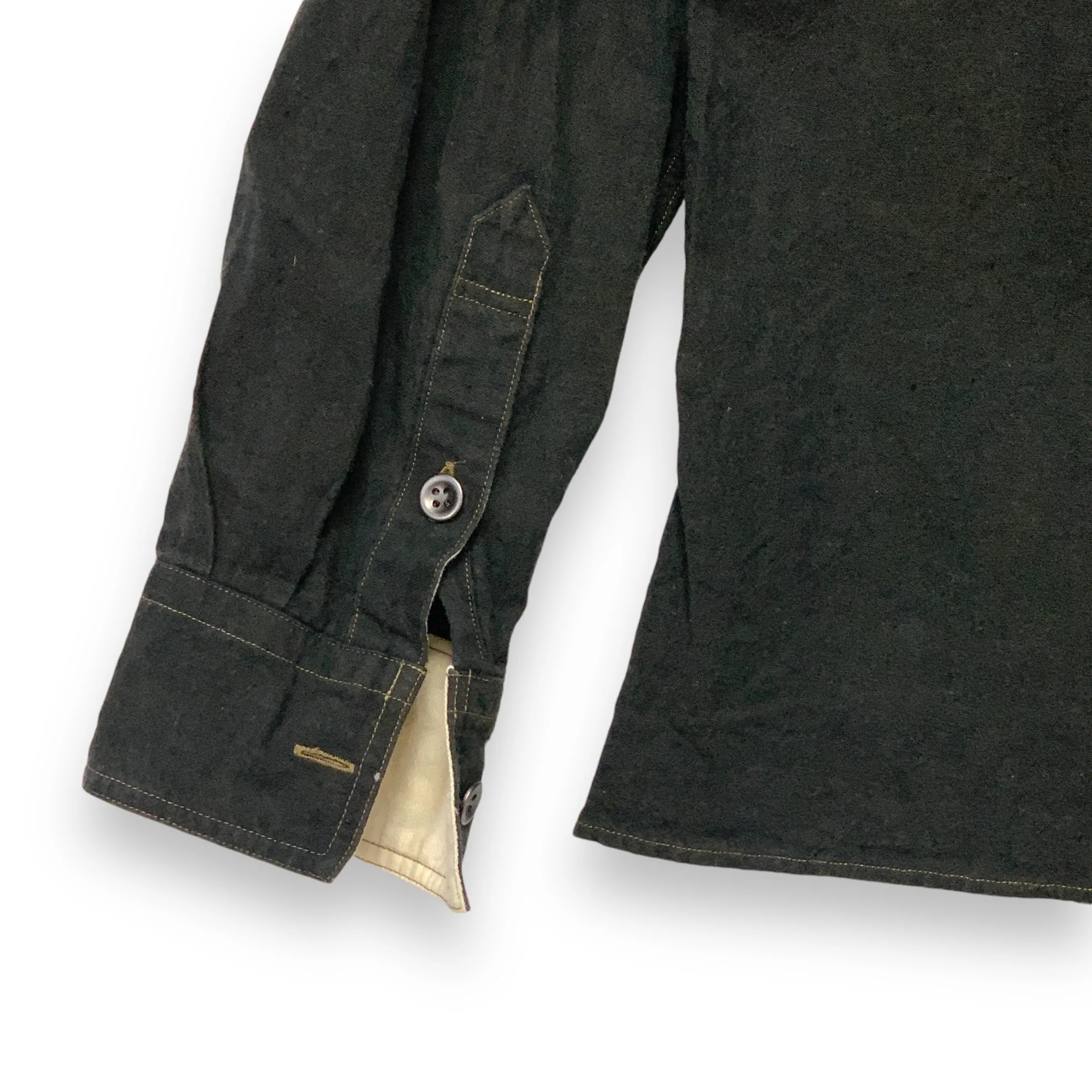 [S] Nexus VII ( Nexus 7) Chambray Cotton Half BD L/S Shirt