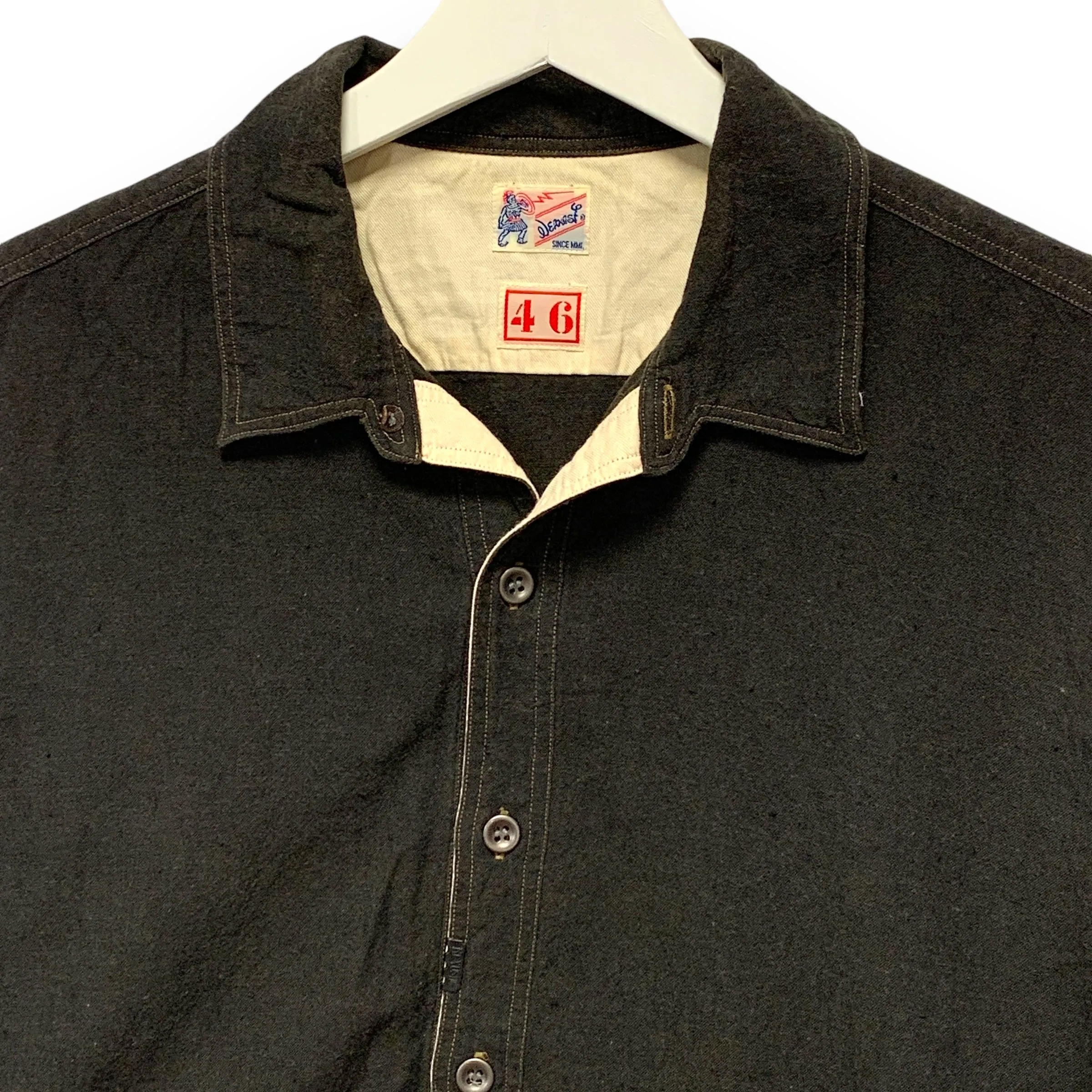 [S] Nexus VII ( Nexus 7) Chambray Cotton Half BD L/S Shirt