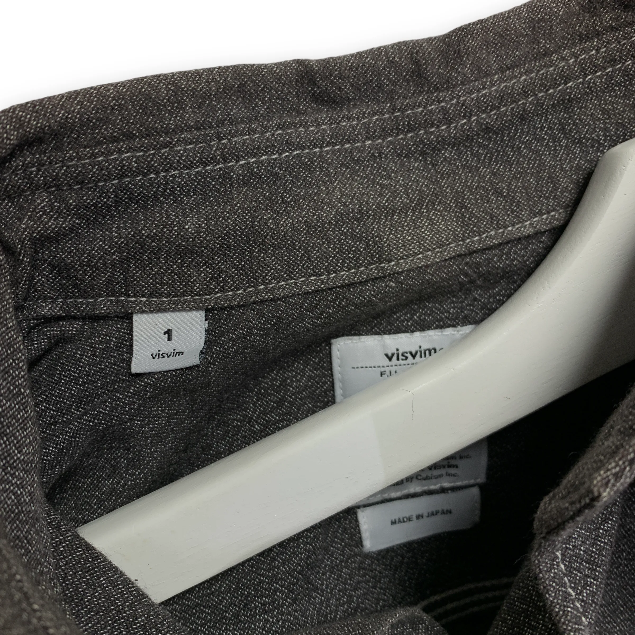 [S] VISVIM 12AW Deadwood Chambray L/S Shirt Black