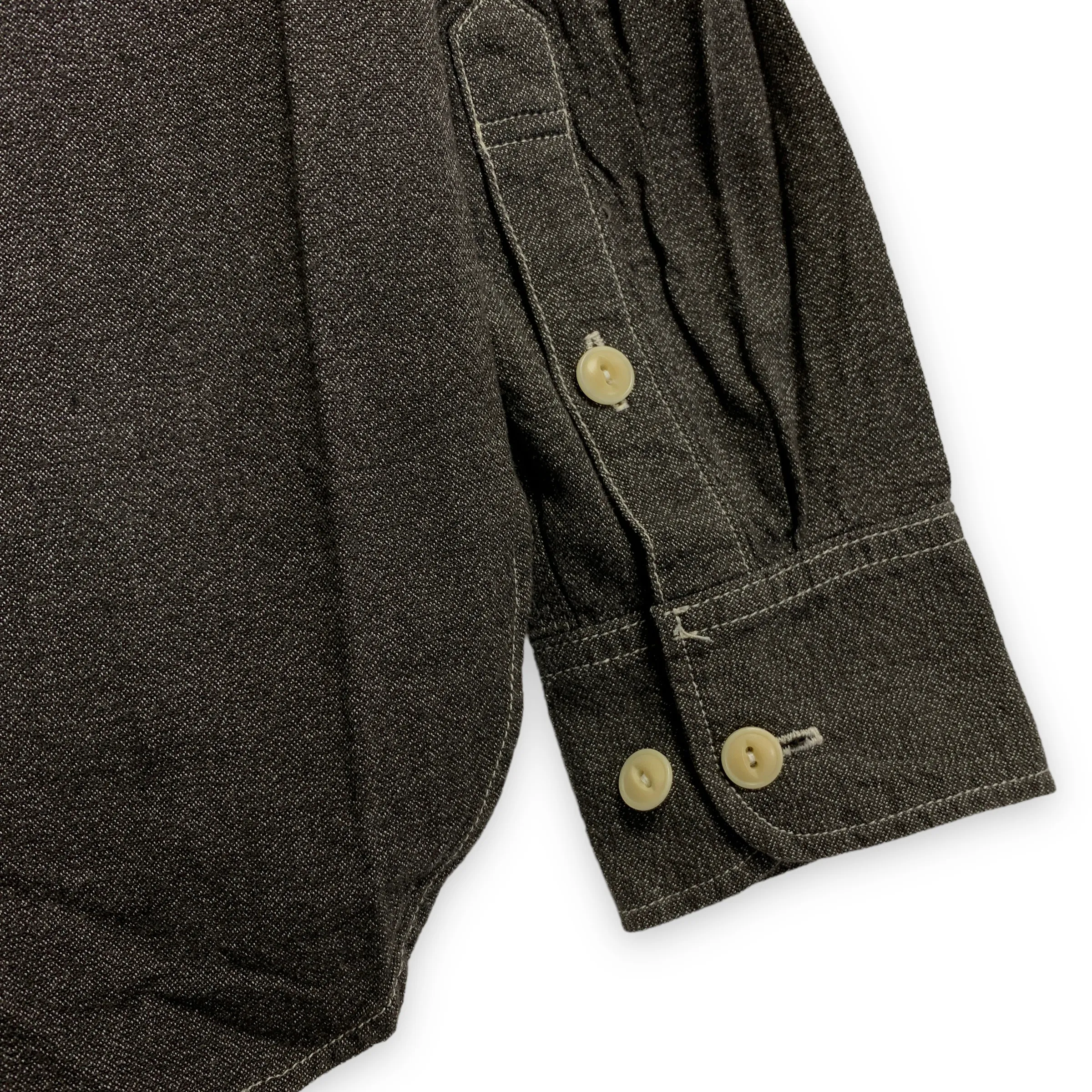 [S] VISVIM 12AW Deadwood Chambray L/S Shirt Black