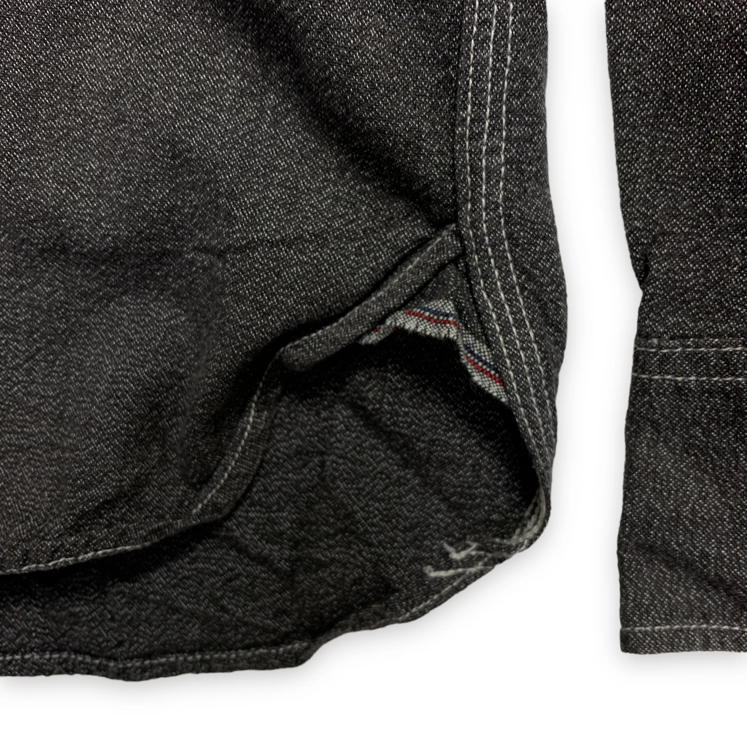 [S] VISVIM 12AW Deadwood Chambray L/S Shirt Black