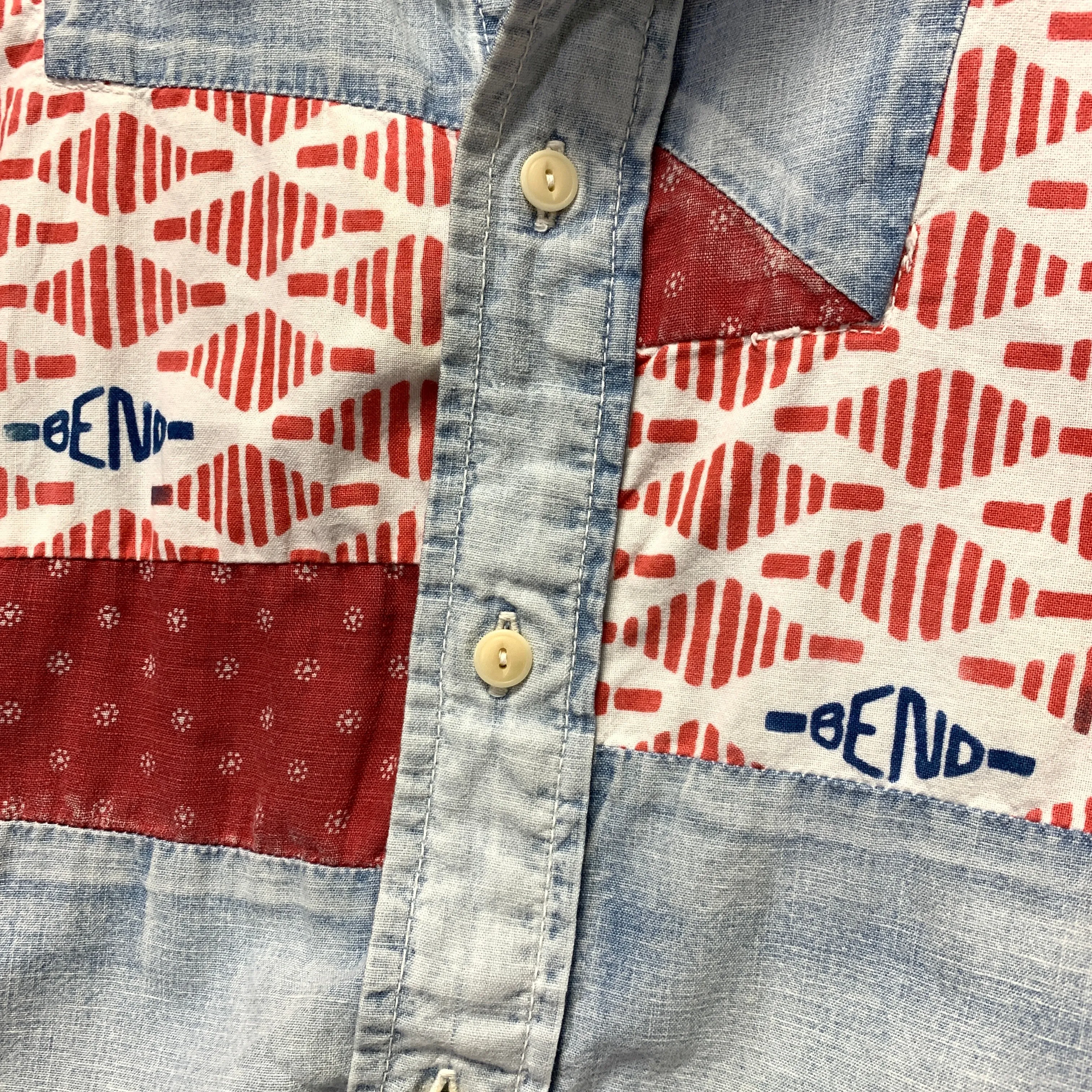 [S] VISVIM 15SS Granger Shirt Chambray S/S Patchwork