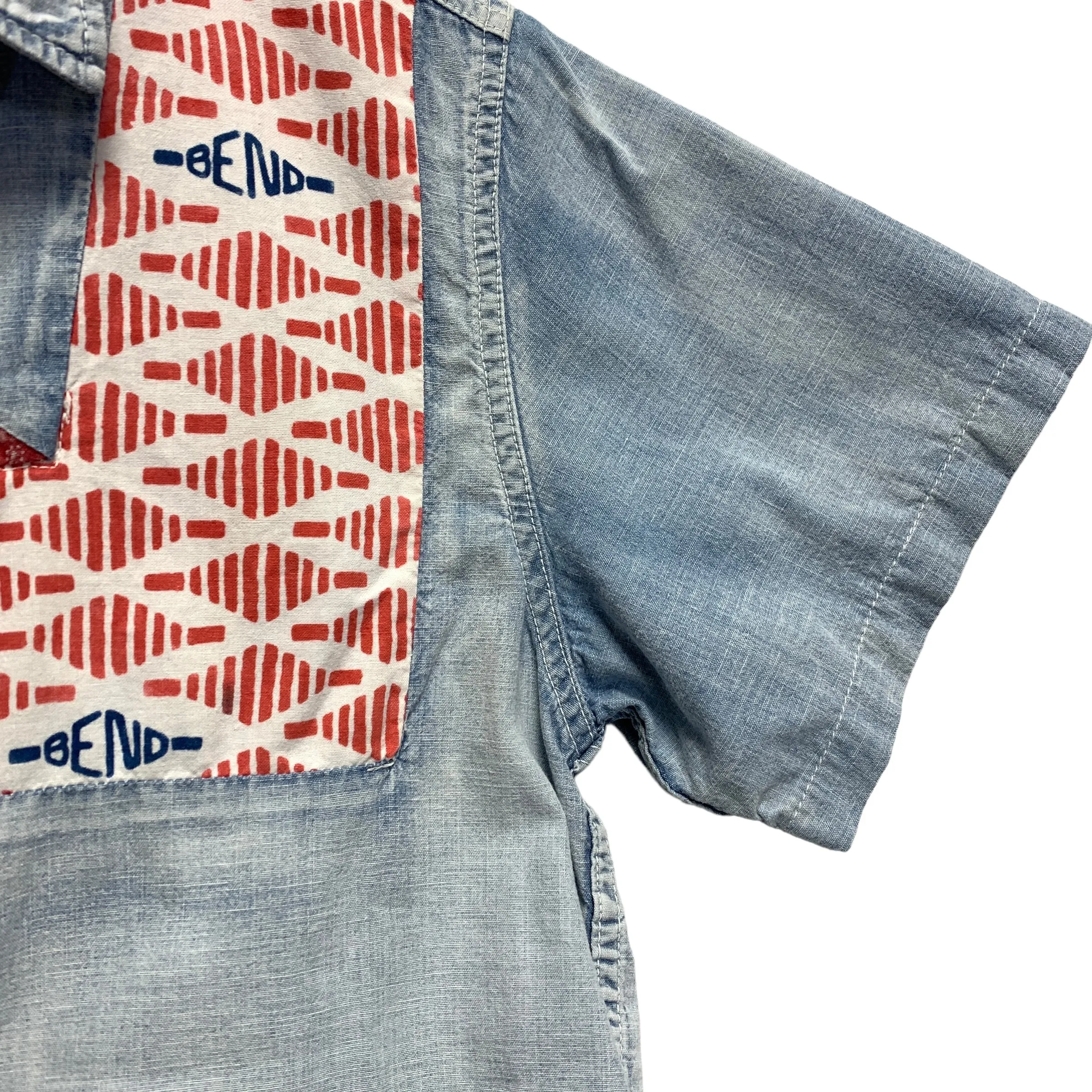 [S] VISVIM 15SS Granger Shirt Chambray S/S Patchwork