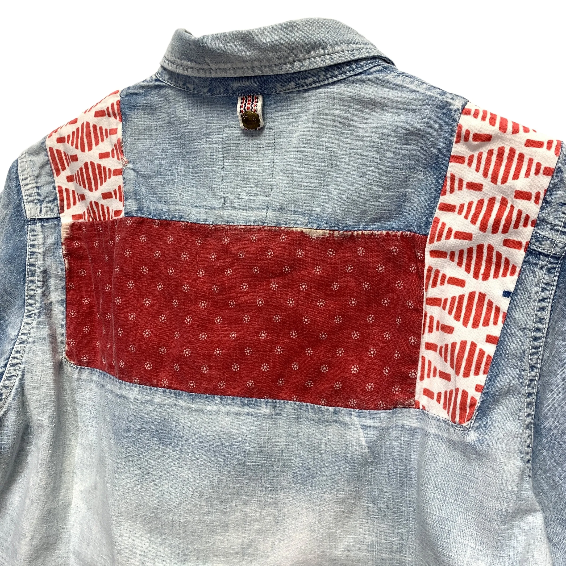 [S] VISVIM 15SS Granger Shirt Chambray S/S Patchwork