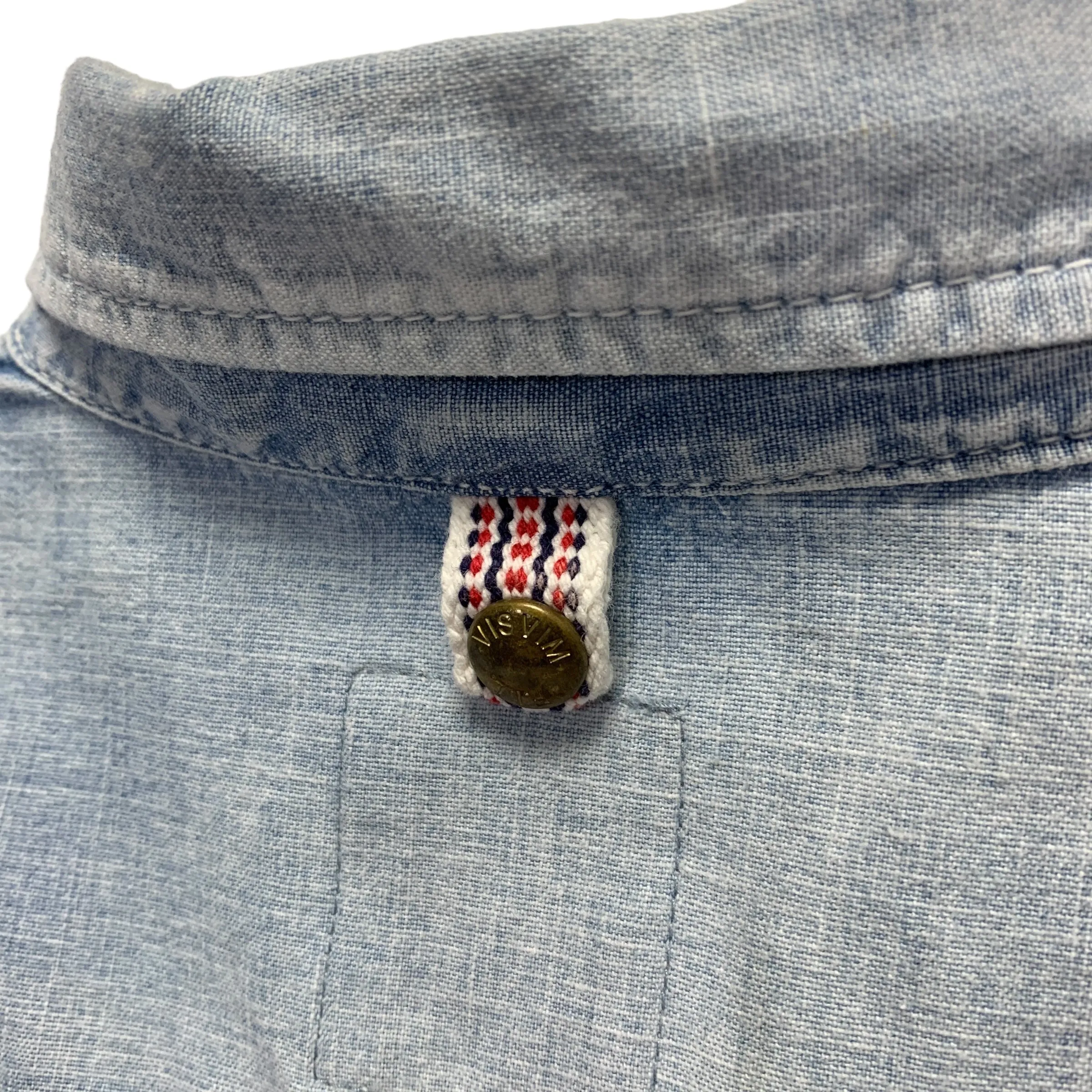 [S] VISVIM 15SS Granger Shirt Chambray S/S Patchwork