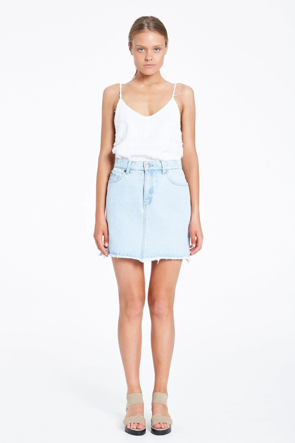 Salty Skirt- Washed Blue