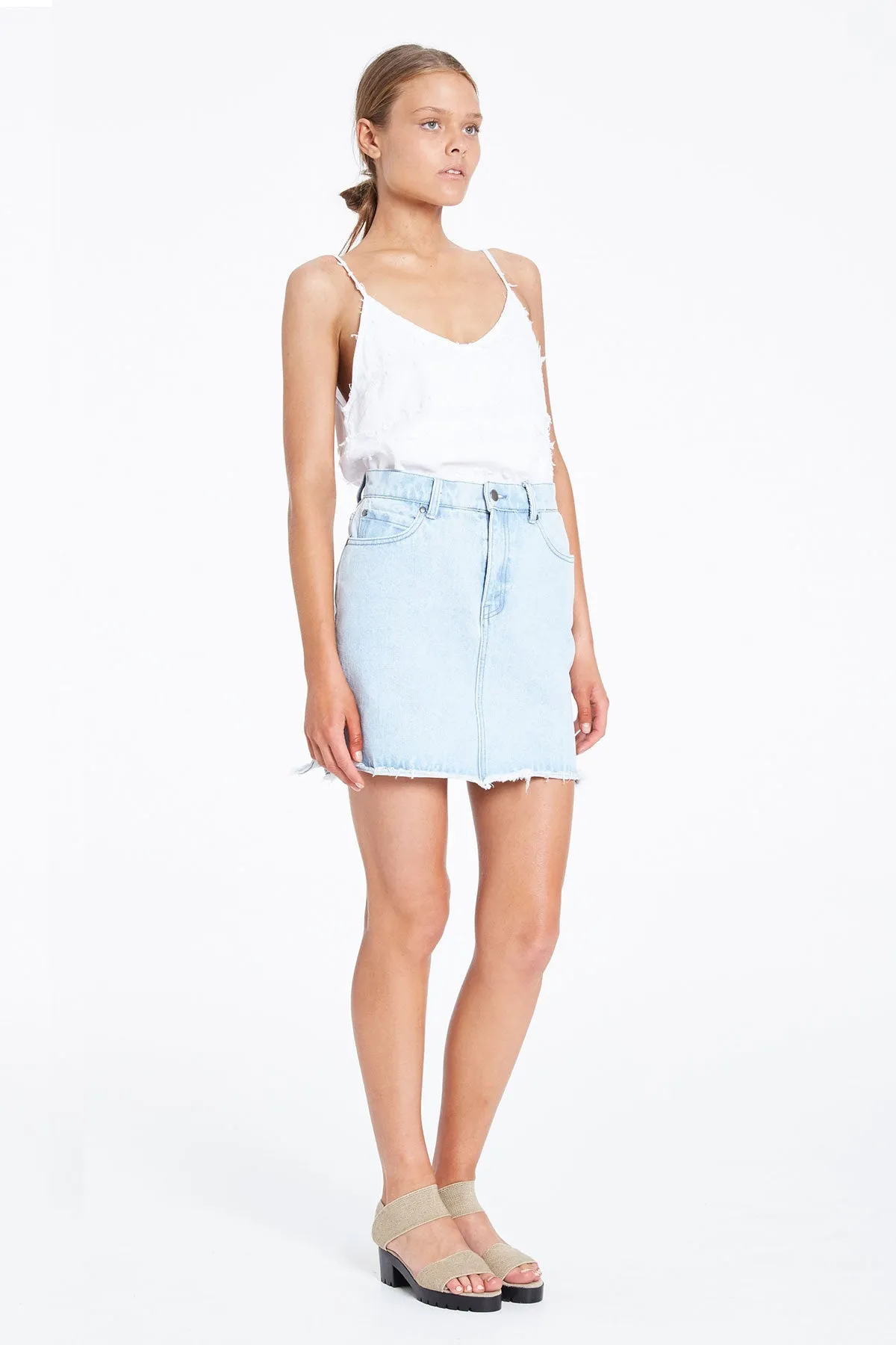 Salty Skirt- Washed Blue