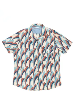 Scarti Lab Camp Shirt 336-SL500 Seventies Blue