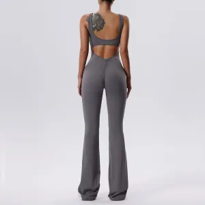 Sexy Back Yoga Jumpsuits