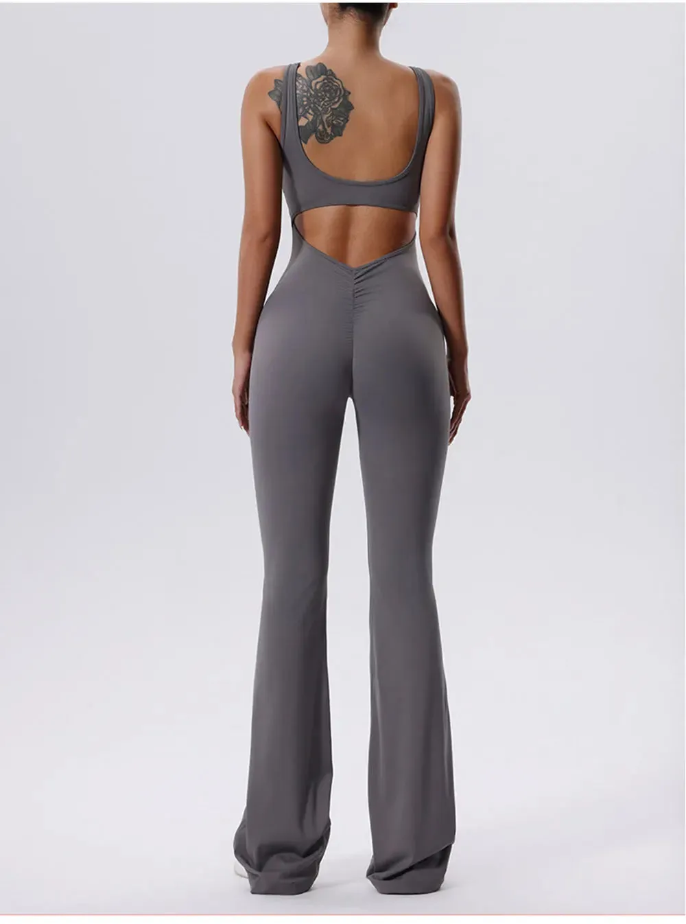 Sexy Back Yoga Jumpsuits