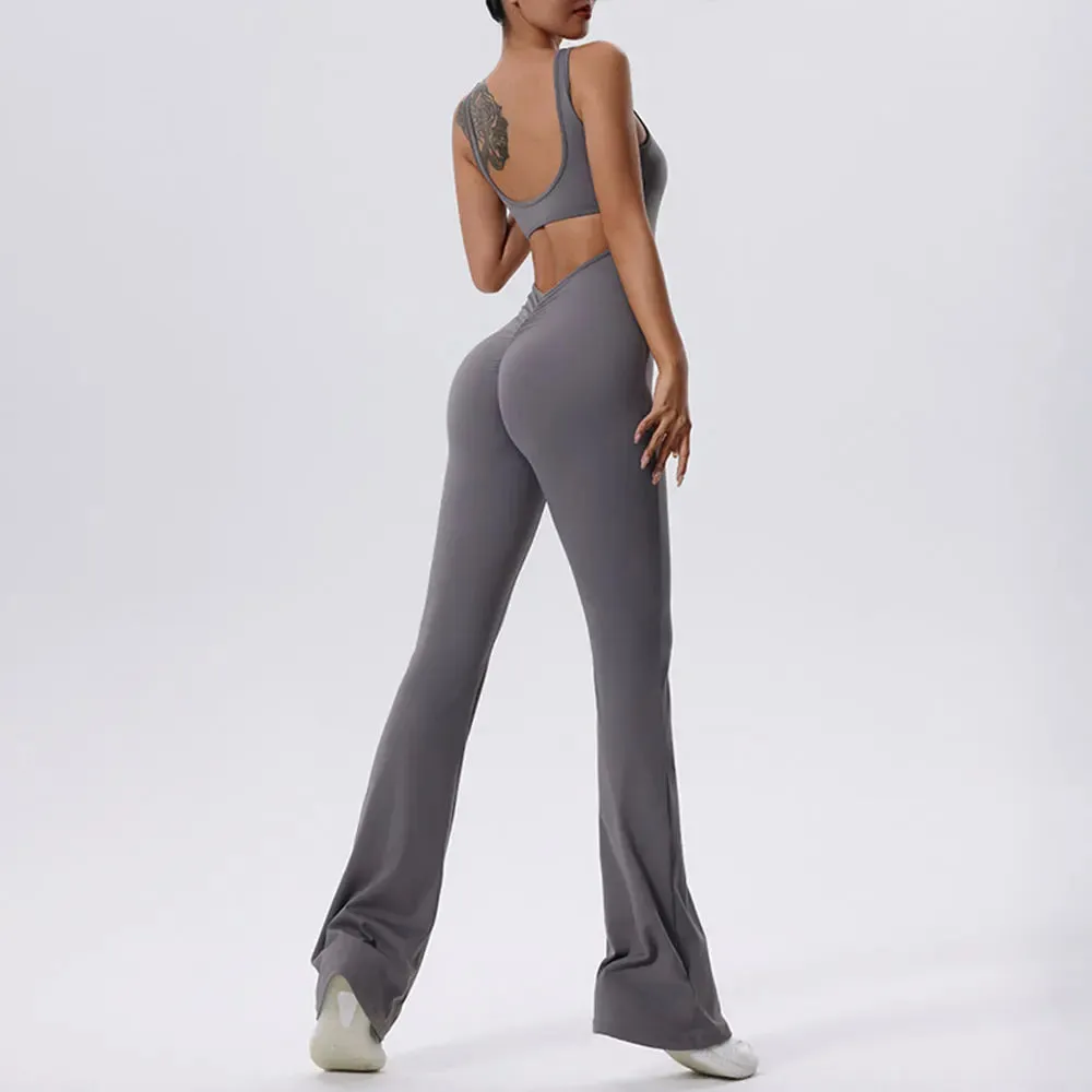 Sexy Back Yoga Jumpsuits