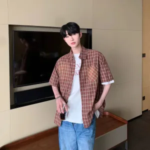 Short Sleeve Plaid Shirt