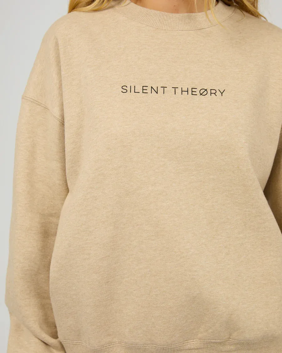 SILENT THEORY Logo Crew Oat