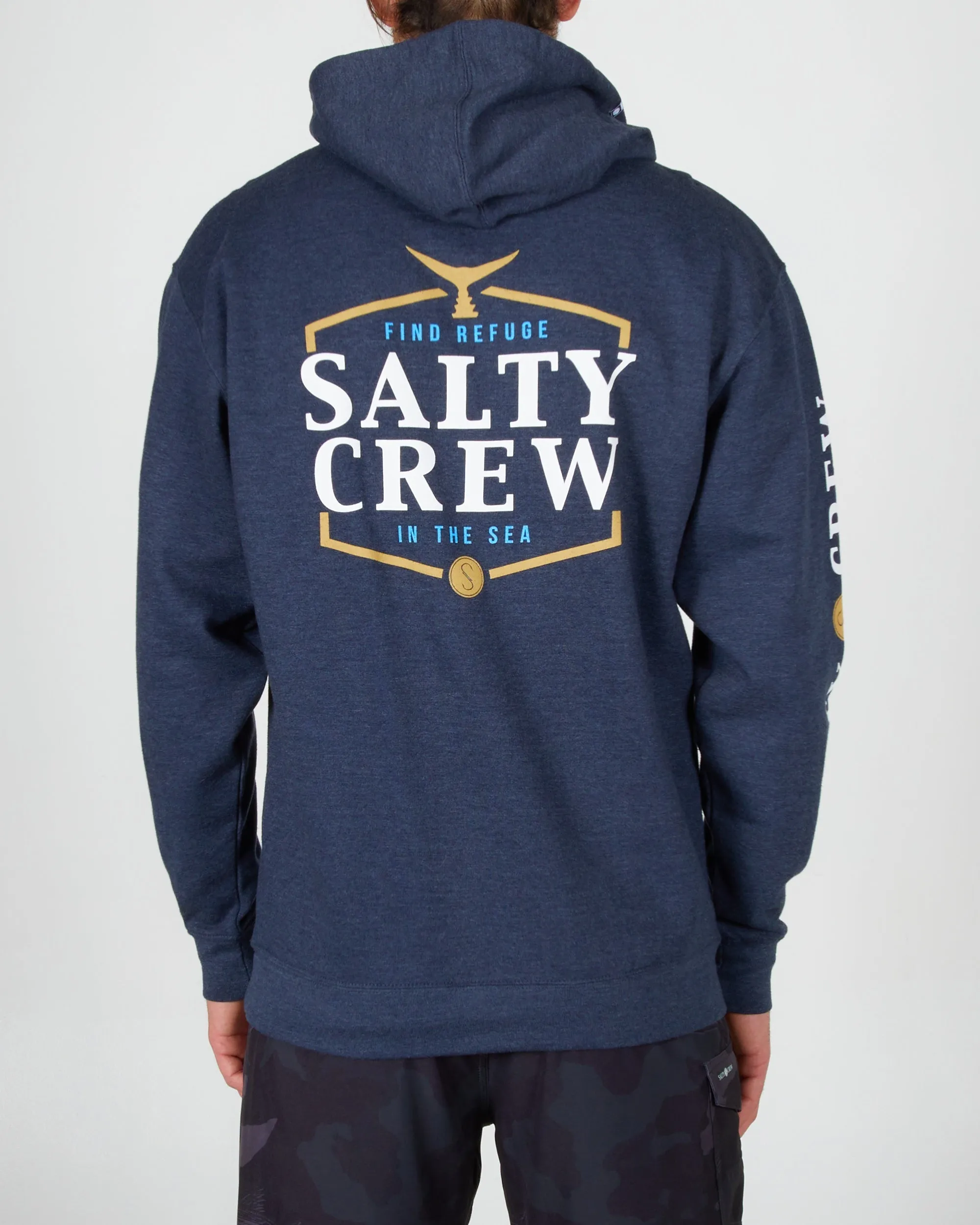 Skip Jack Hood Fleece - Navy Heather