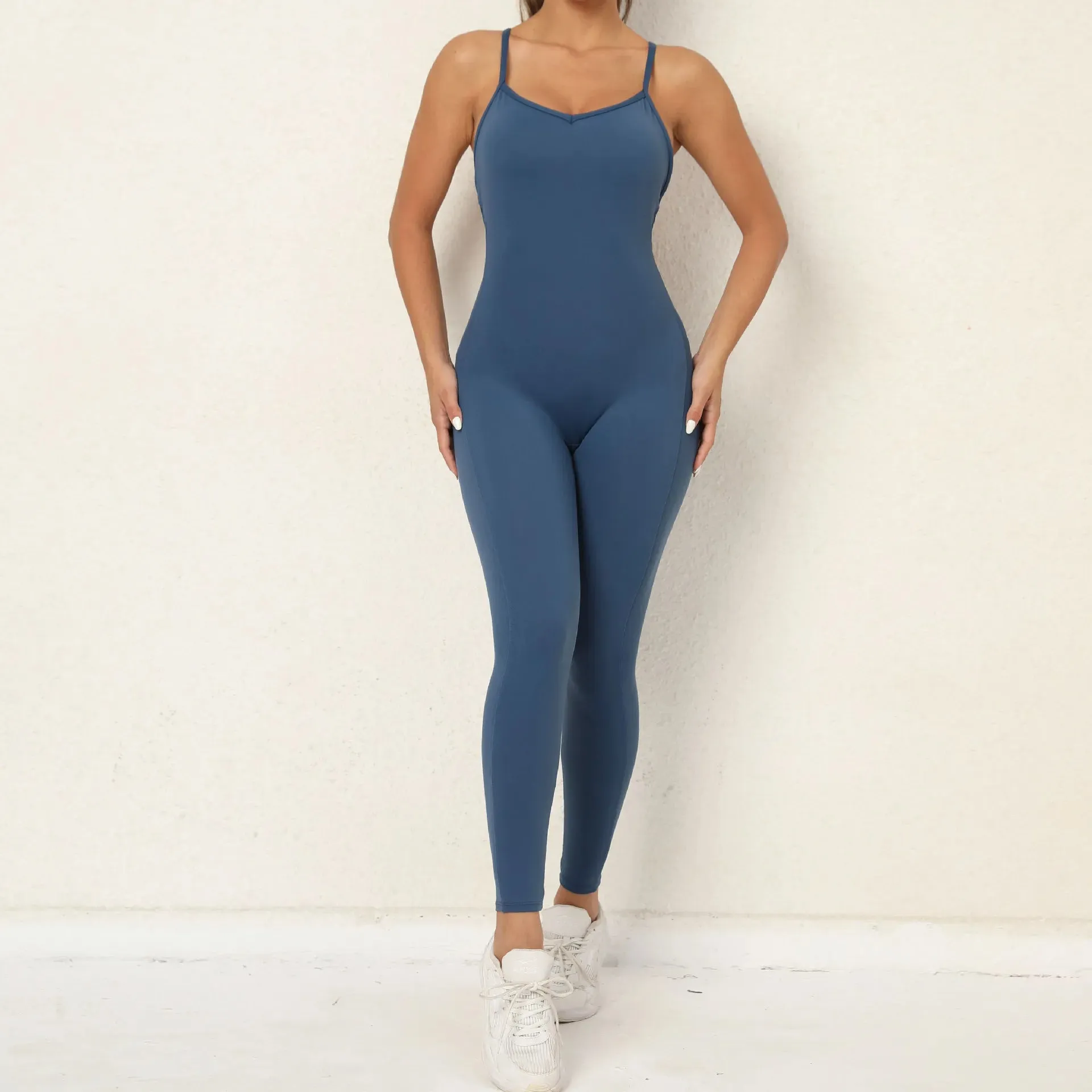 Sleeveless  Workout Jumpsuits