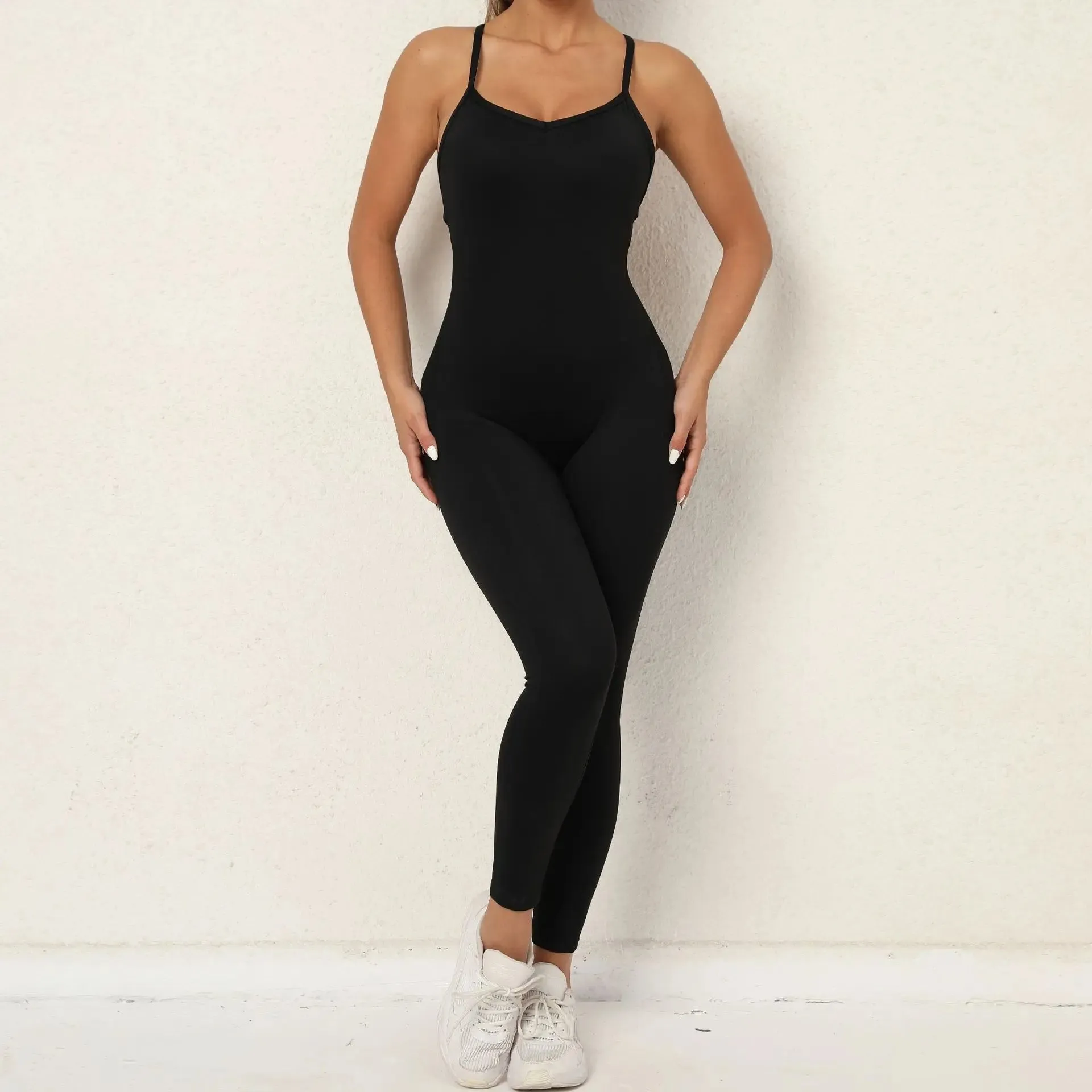 Sleeveless  Workout Jumpsuits