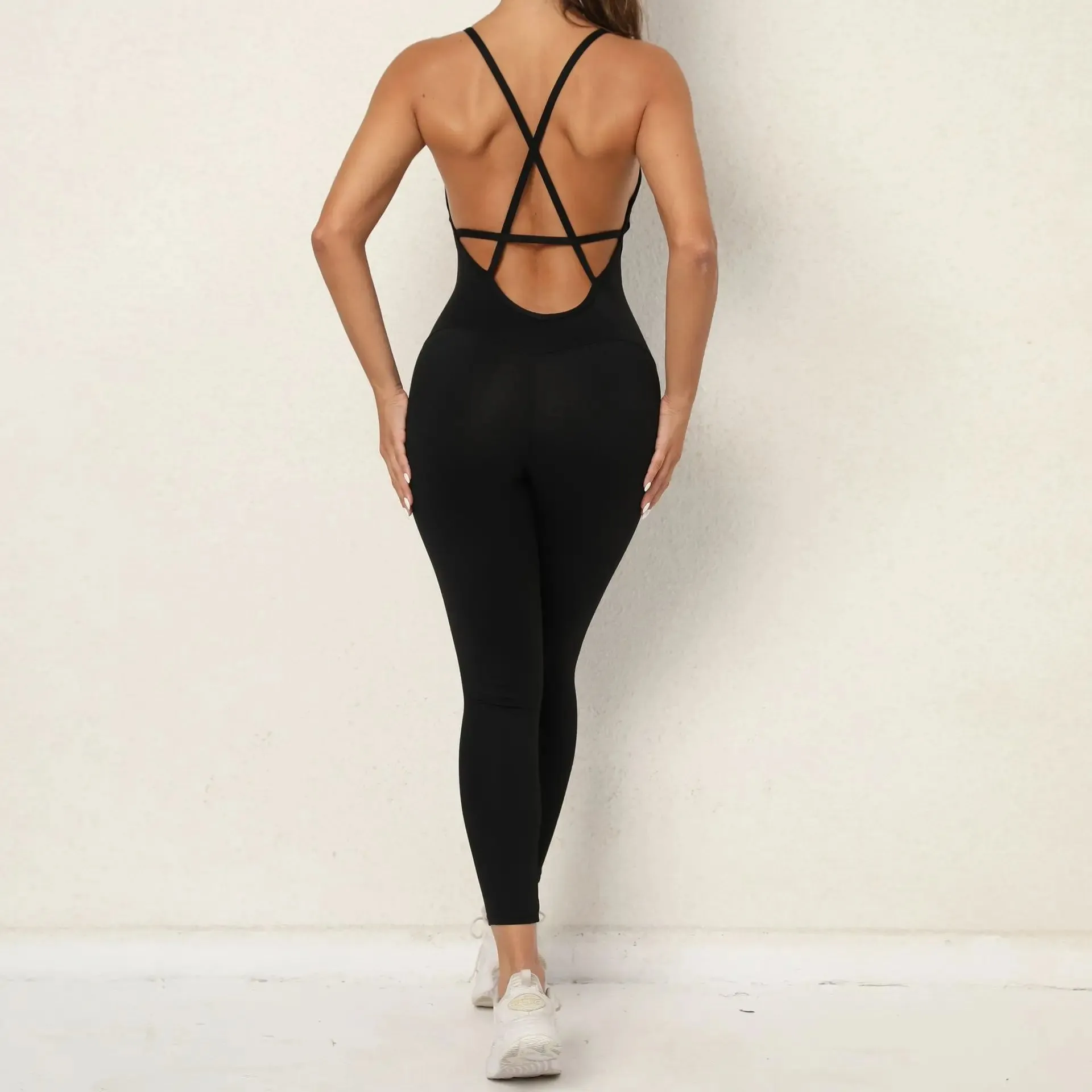 Sleeveless  Workout Jumpsuits