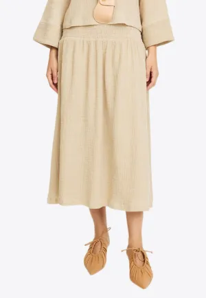 Sol Midi A-line Skirt