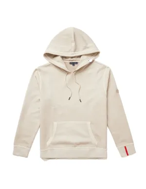 Solid Garment Wash Hoodie in Taupe