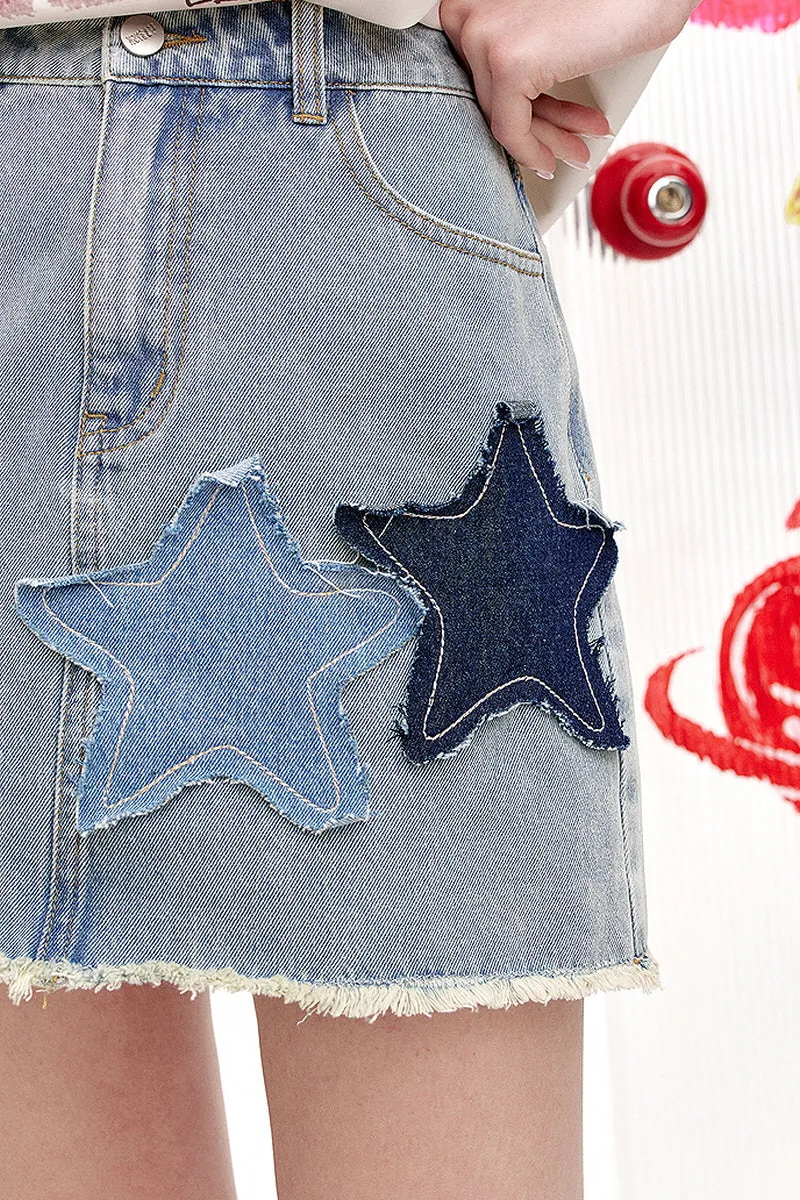 Star Patch Party Skirt