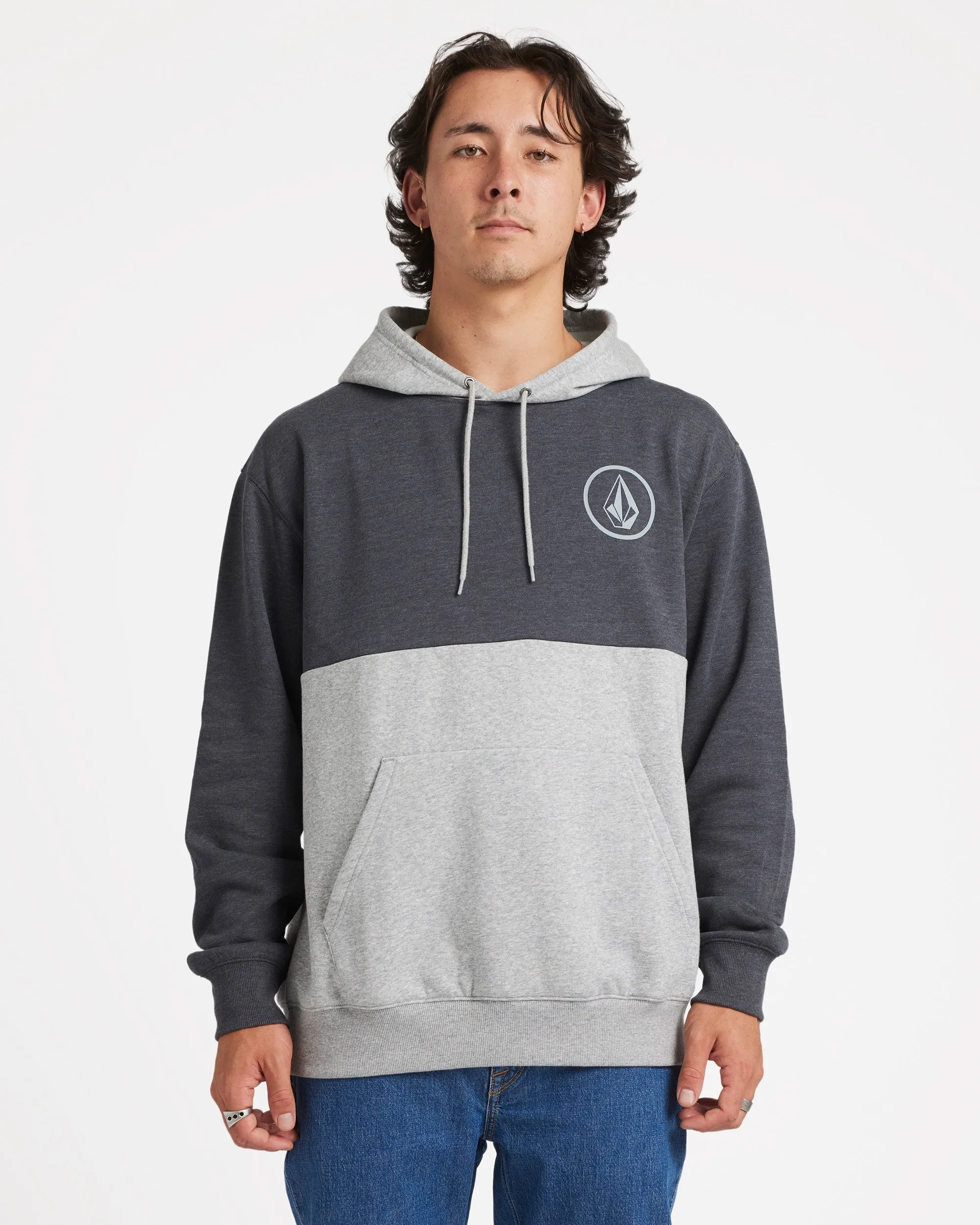 Stone CB PO Hoodie - Heather Grey