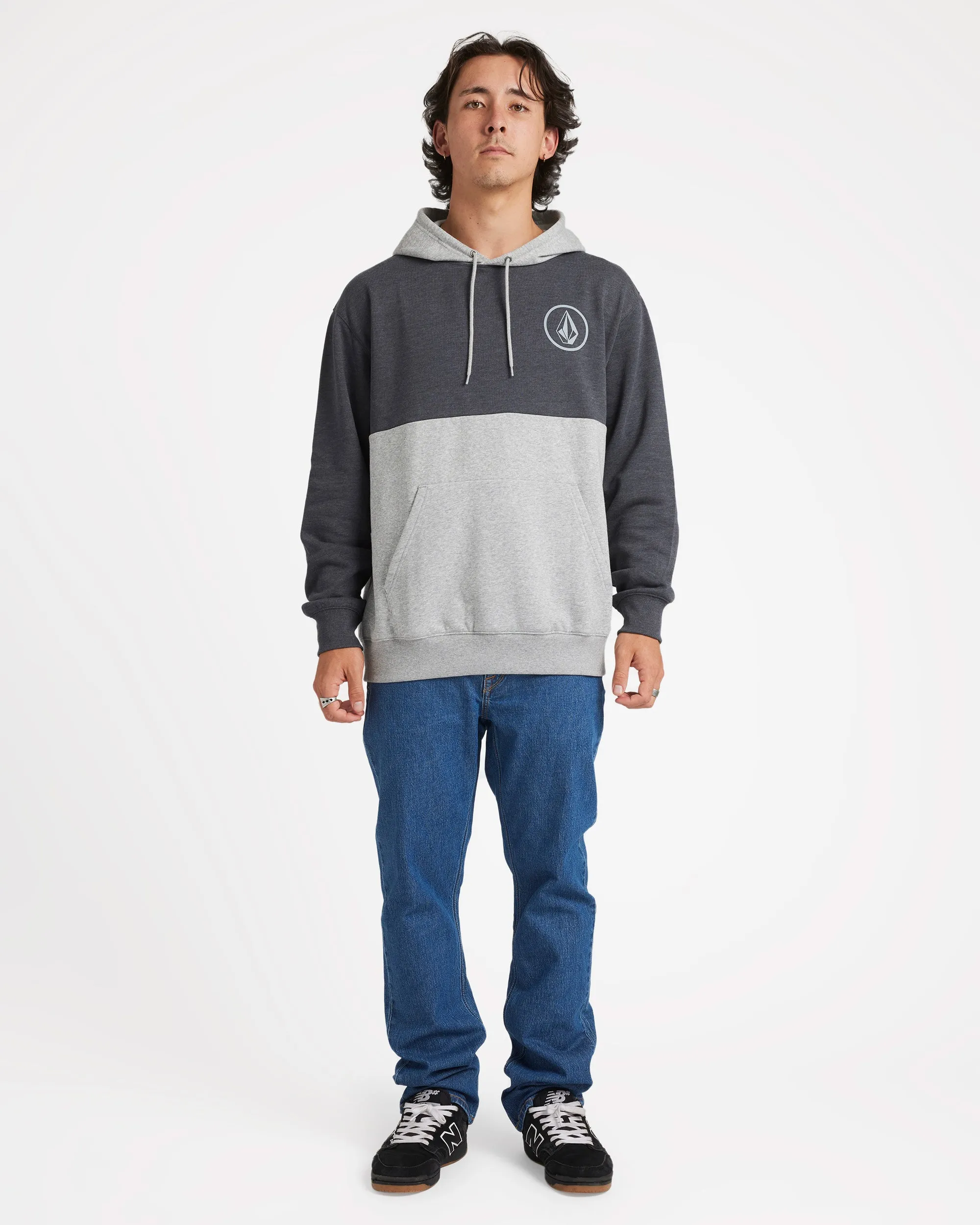 Stone CB PO Hoodie - Heather Grey