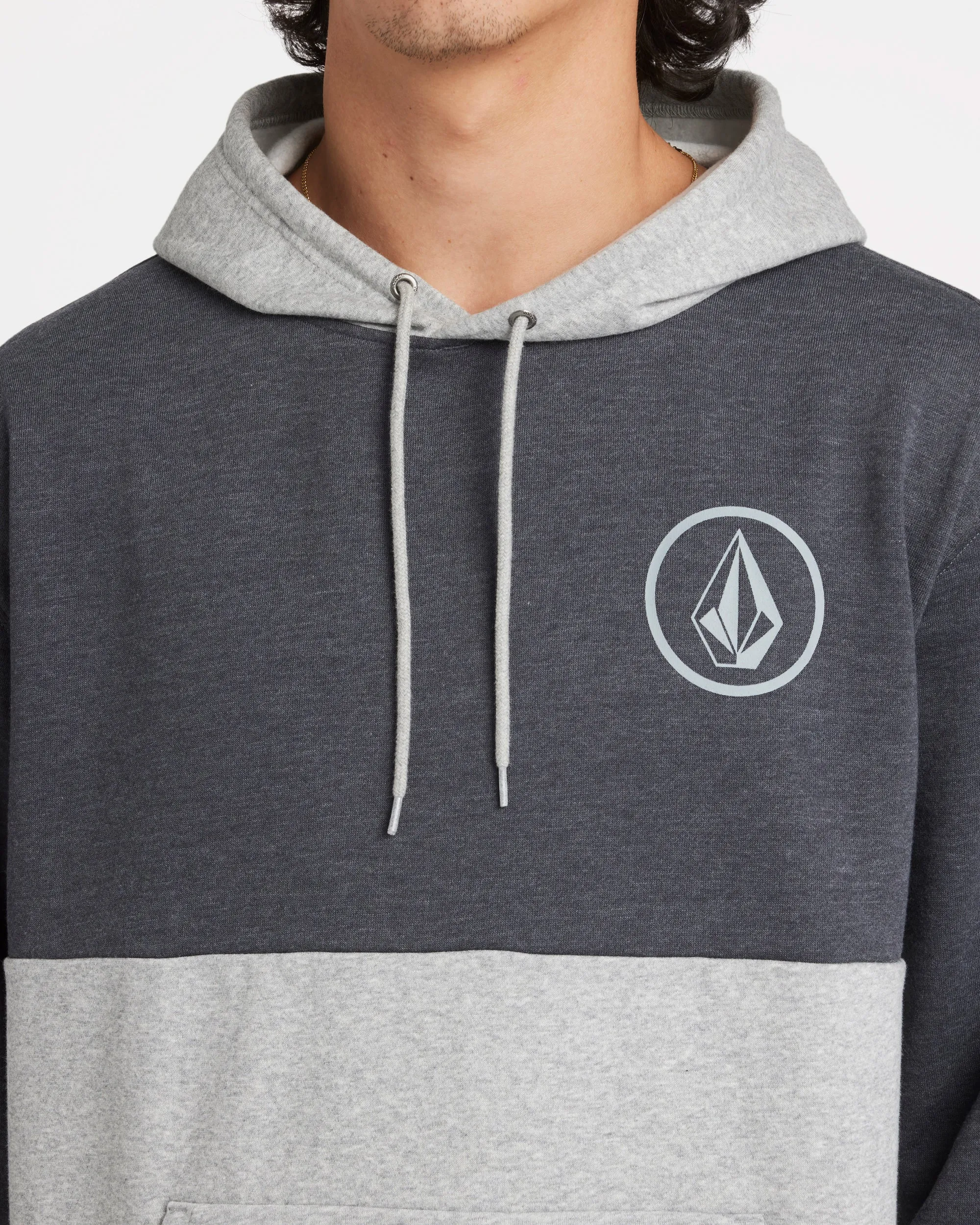 Stone CB PO Hoodie - Heather Grey