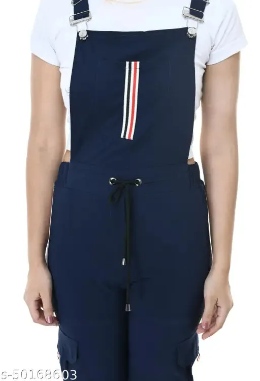 Stylish Modern Stylish Graceful Classy Partywear Elegant Fancy Women Trending Stylish Latest Fashionable Full Length Striped Fabulous Navy Jumpsuits S28 M30 L32  XL34