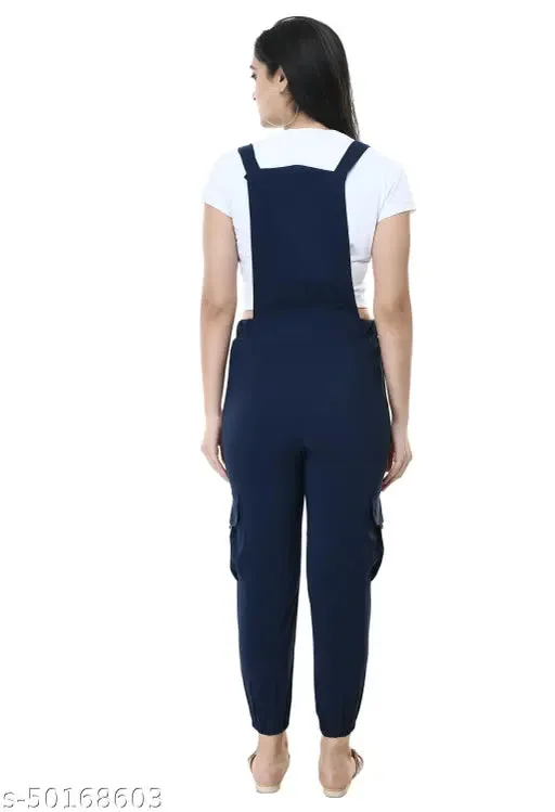 Stylish Modern Stylish Graceful Classy Partywear Elegant Fancy Women Trending Stylish Latest Fashionable Full Length Striped Fabulous Navy Jumpsuits S28 M30 L32  XL34