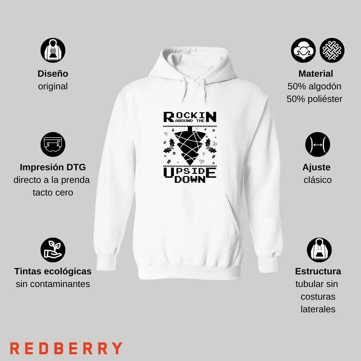 Sudadera Deportiva Mujer Navideña Hoodie 004