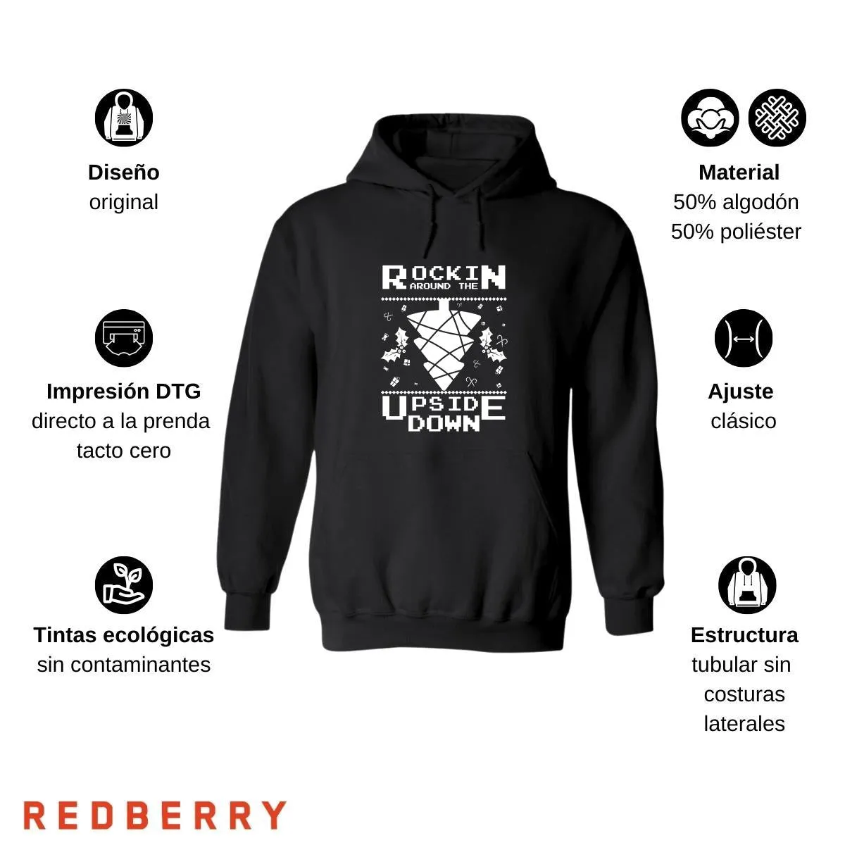 Sudadera Deportiva Mujer Navideña Hoodie 004