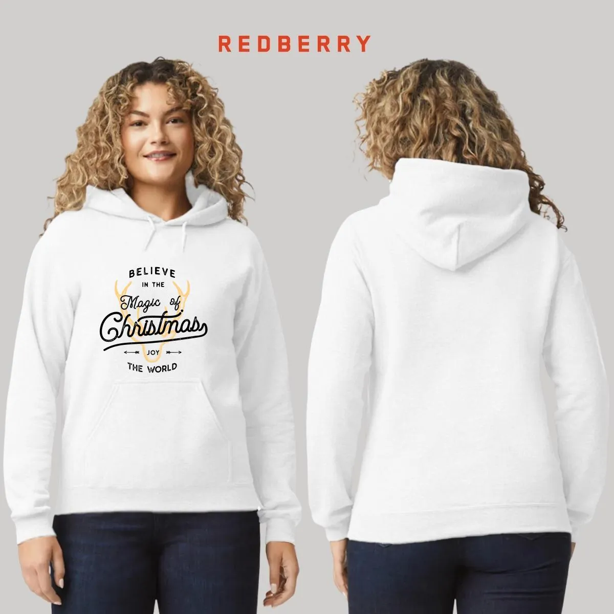 Sudadera Deportiva Mujer Navideña Hoodie 030